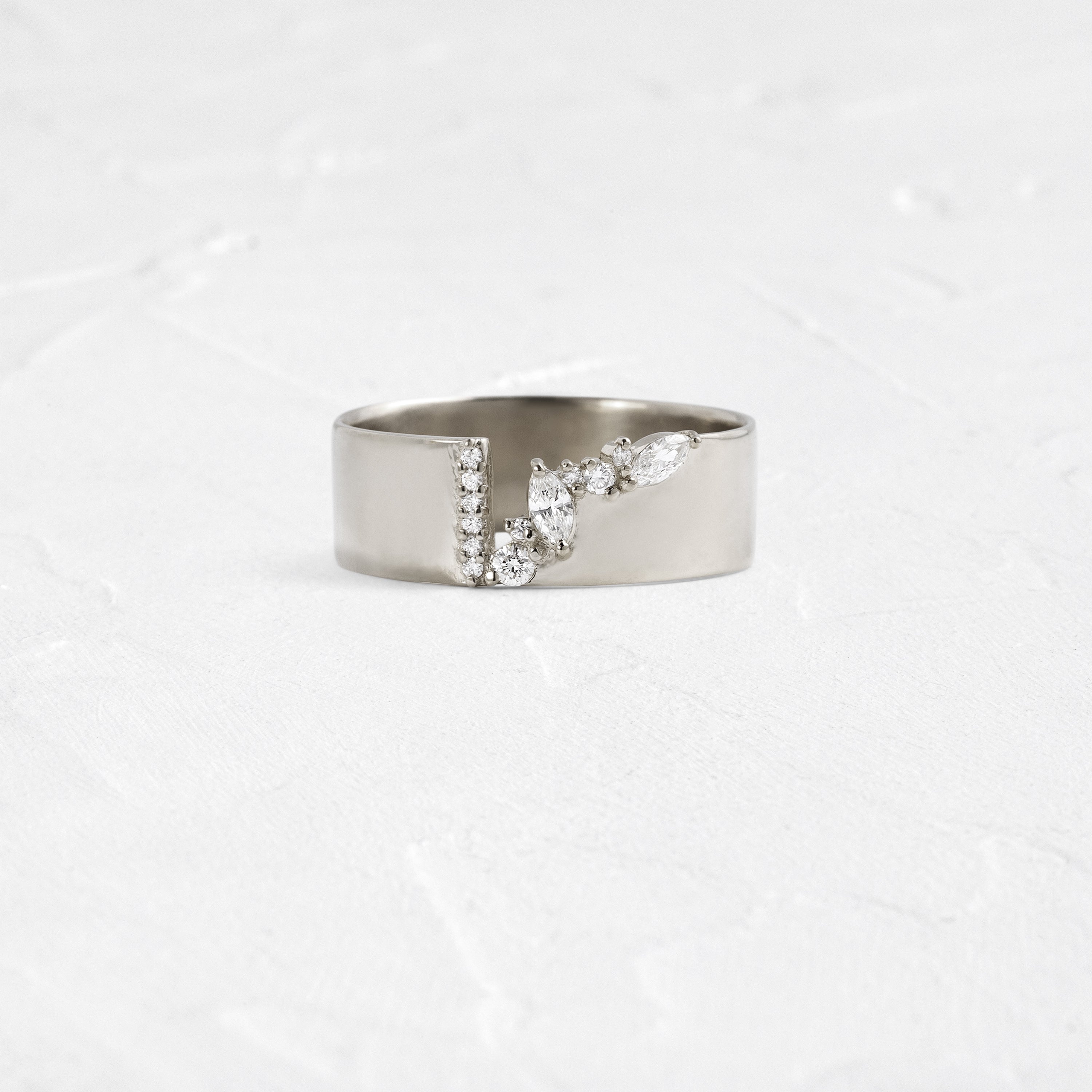 cigarettes and wedding bands Fractured Cigar Band