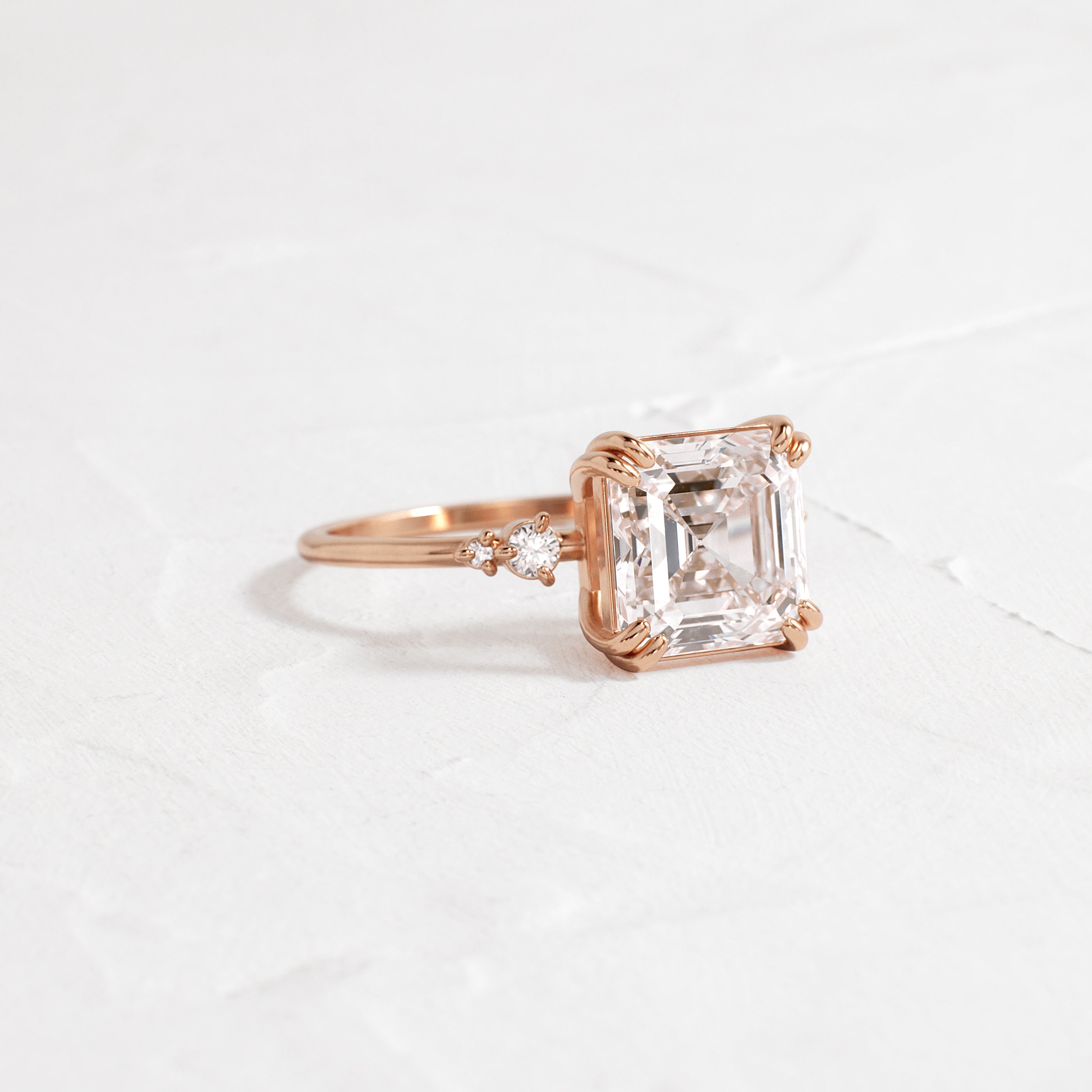Pictorial Ring, Asscher Cut | Melanie Casey Fine Jewelry