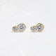 Duet Round Studs - In Stock