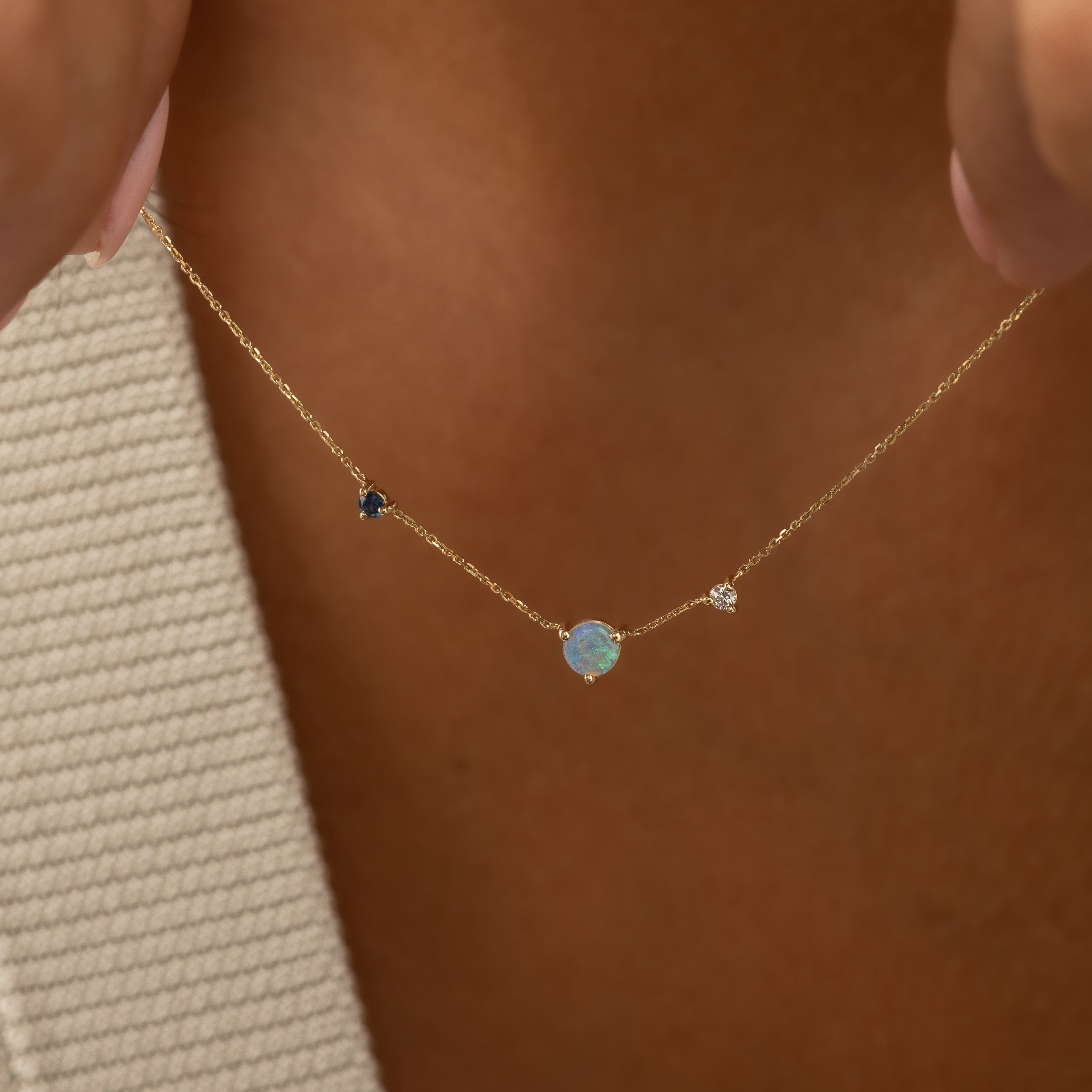 Three-Step Necklace - In Stock | WWAKE | Melanie Casey Jewelry