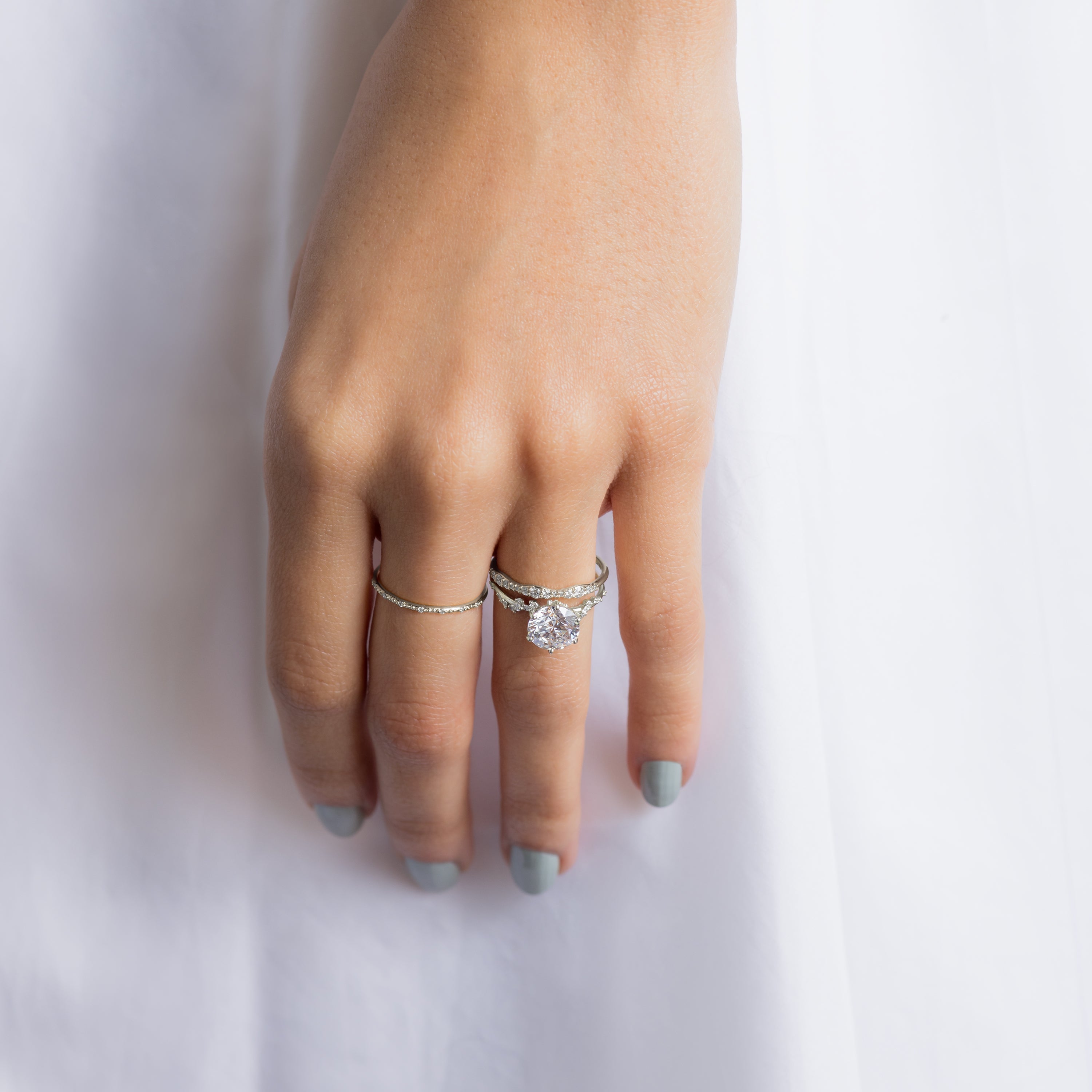 Wisteria Ring, 2.51ct. Natural Round Cut | Melanie Casey Fine Jewelry