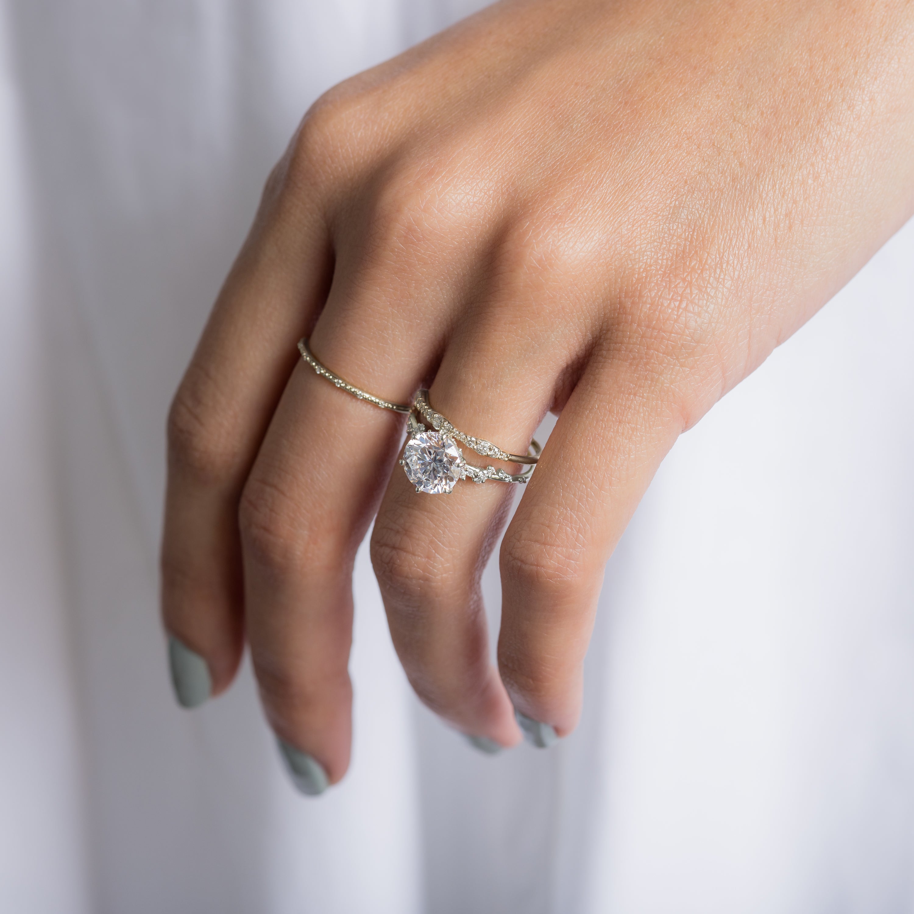 Wisteria Ring, 2.51ct. Natural Round Cut | Melanie Casey Fine Jewelry
