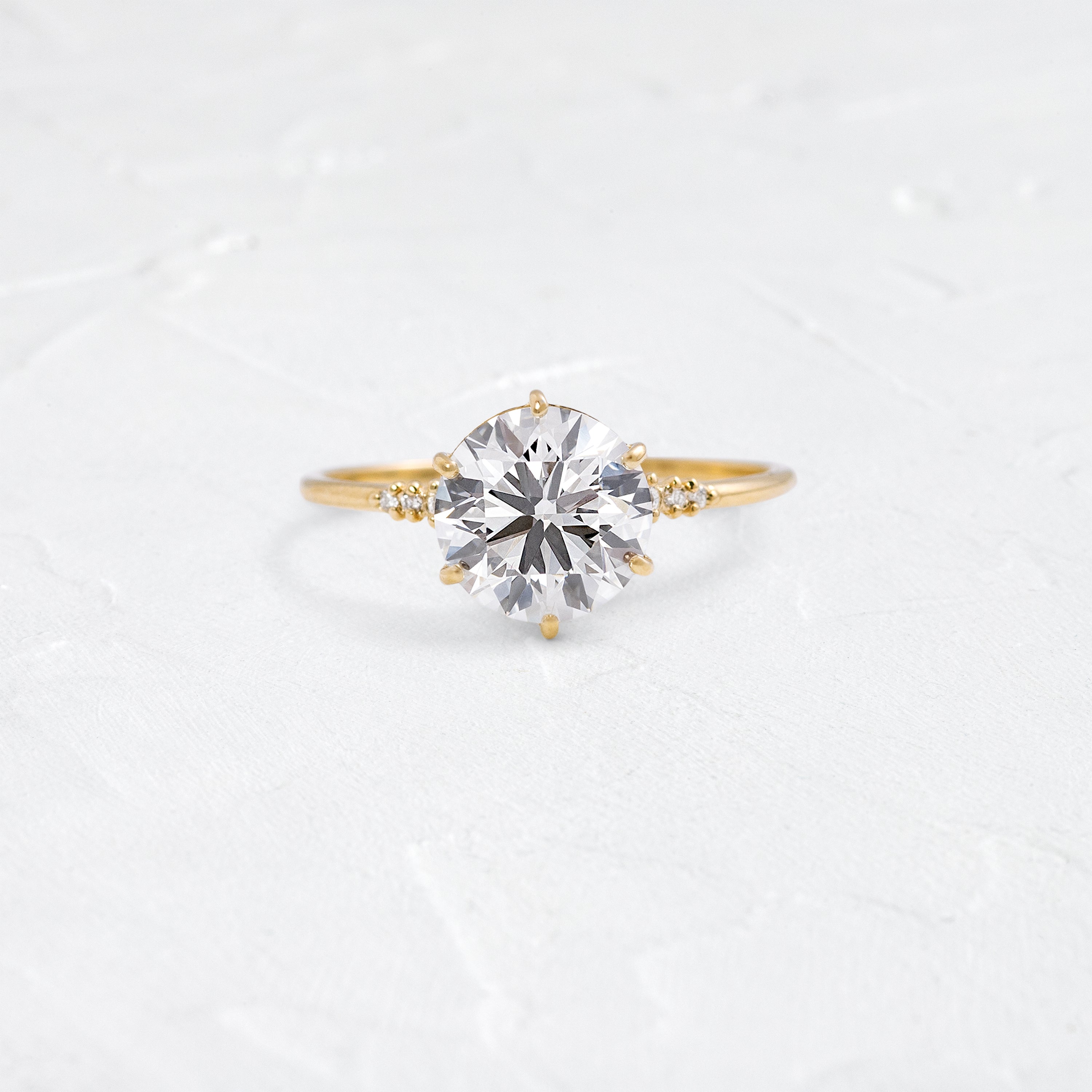 Poppy Seed Ring | Handcrafted Diamond Engagement Ring | Melanie Casey