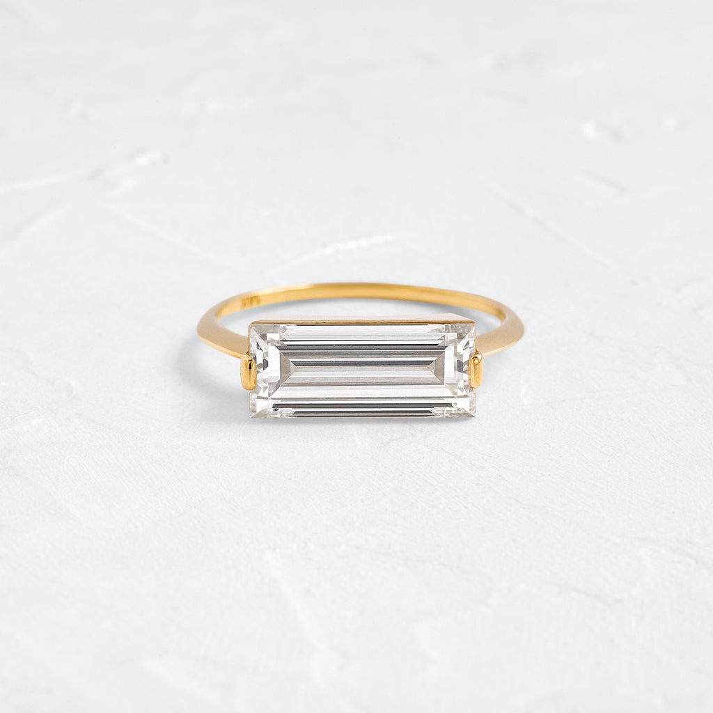 Balladeer Ring, 3.06ct. Lab-Grown Baguette Cut - OOS