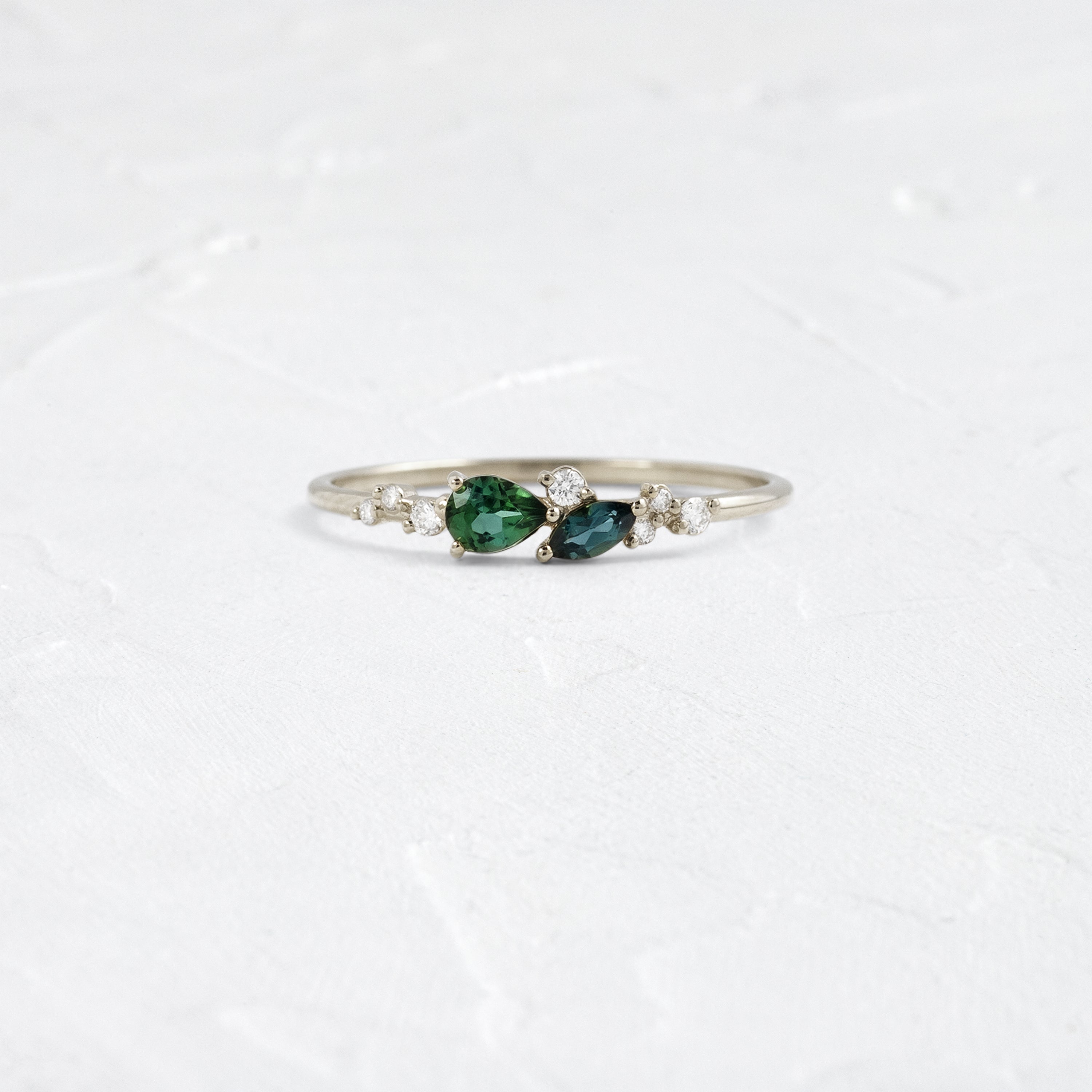 Rivulet Ring in Green | Melanie Casey Fine Jewelry