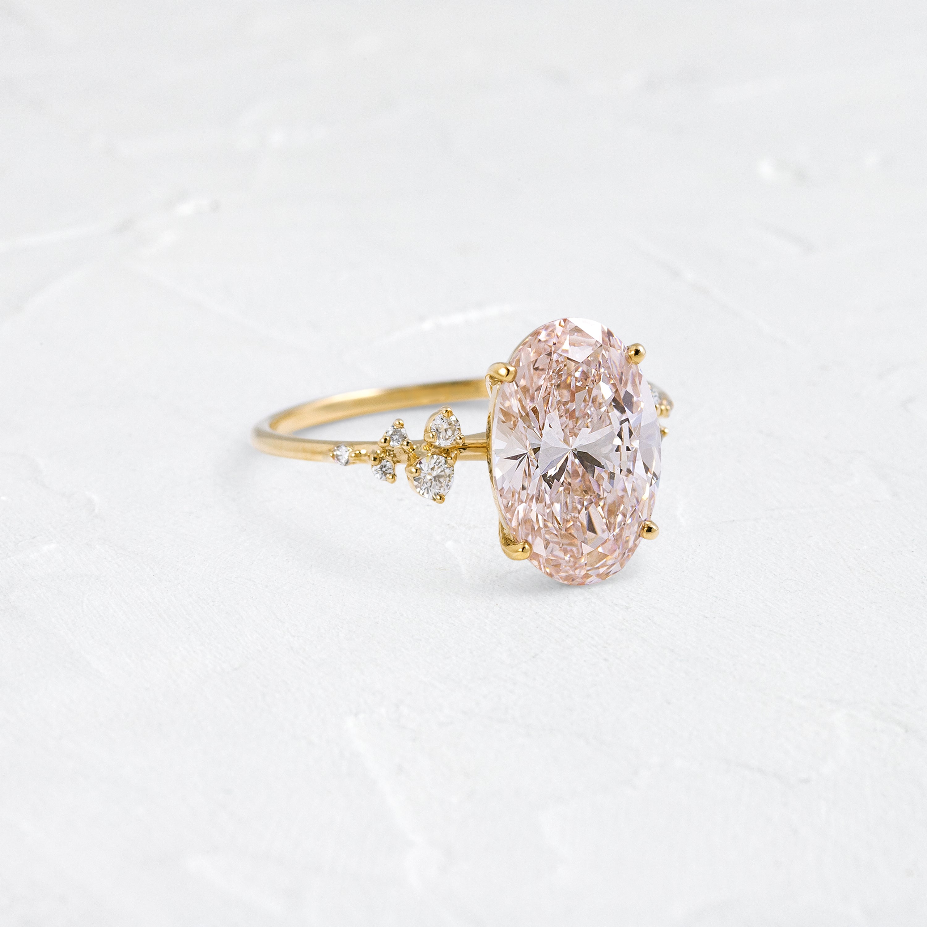 Snowdrift Ring, 3.08ct. Lab-Grown Pink Diamond | Melanie Casey