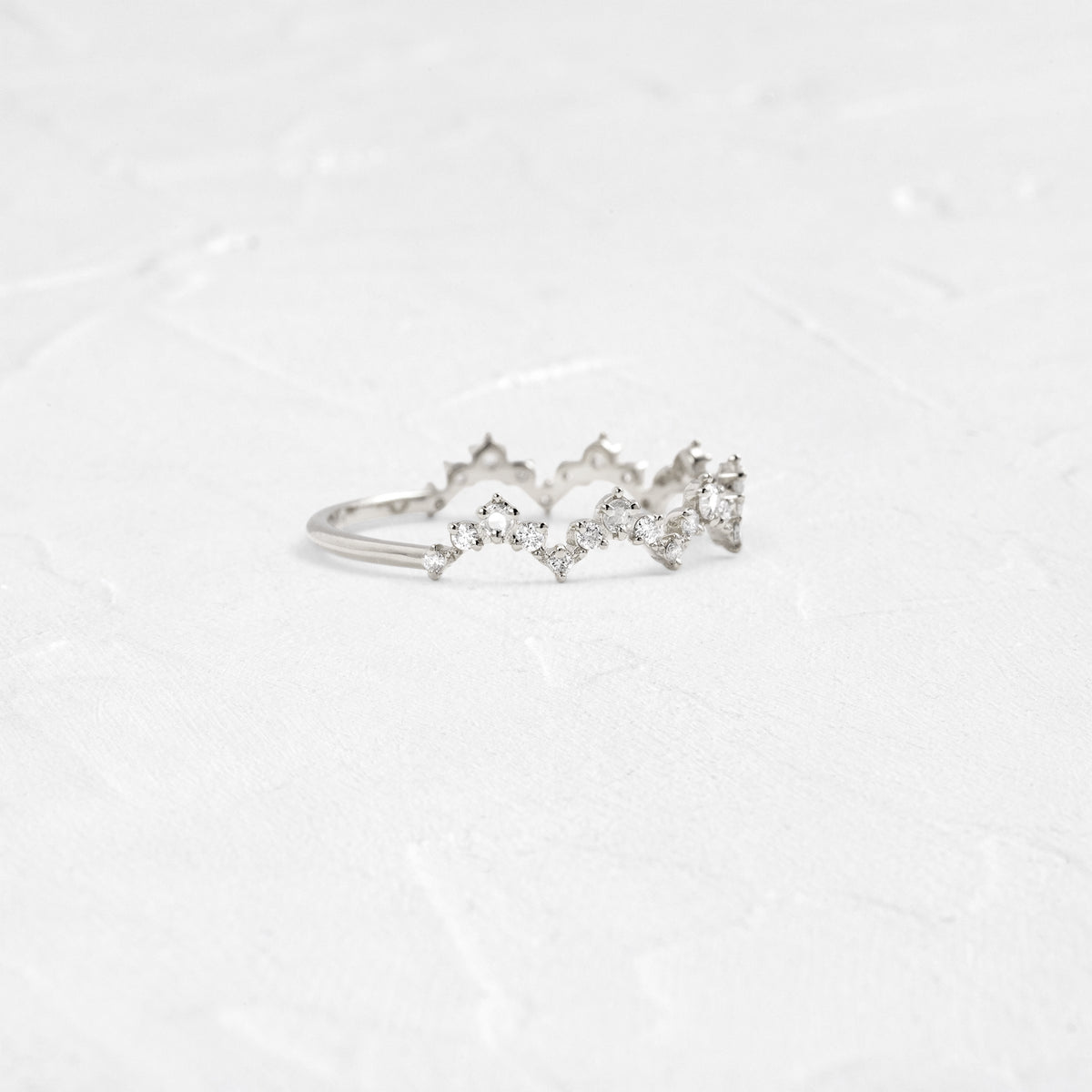 Lace Edge Ring | Stackable Wedding Band by Melanie Casey