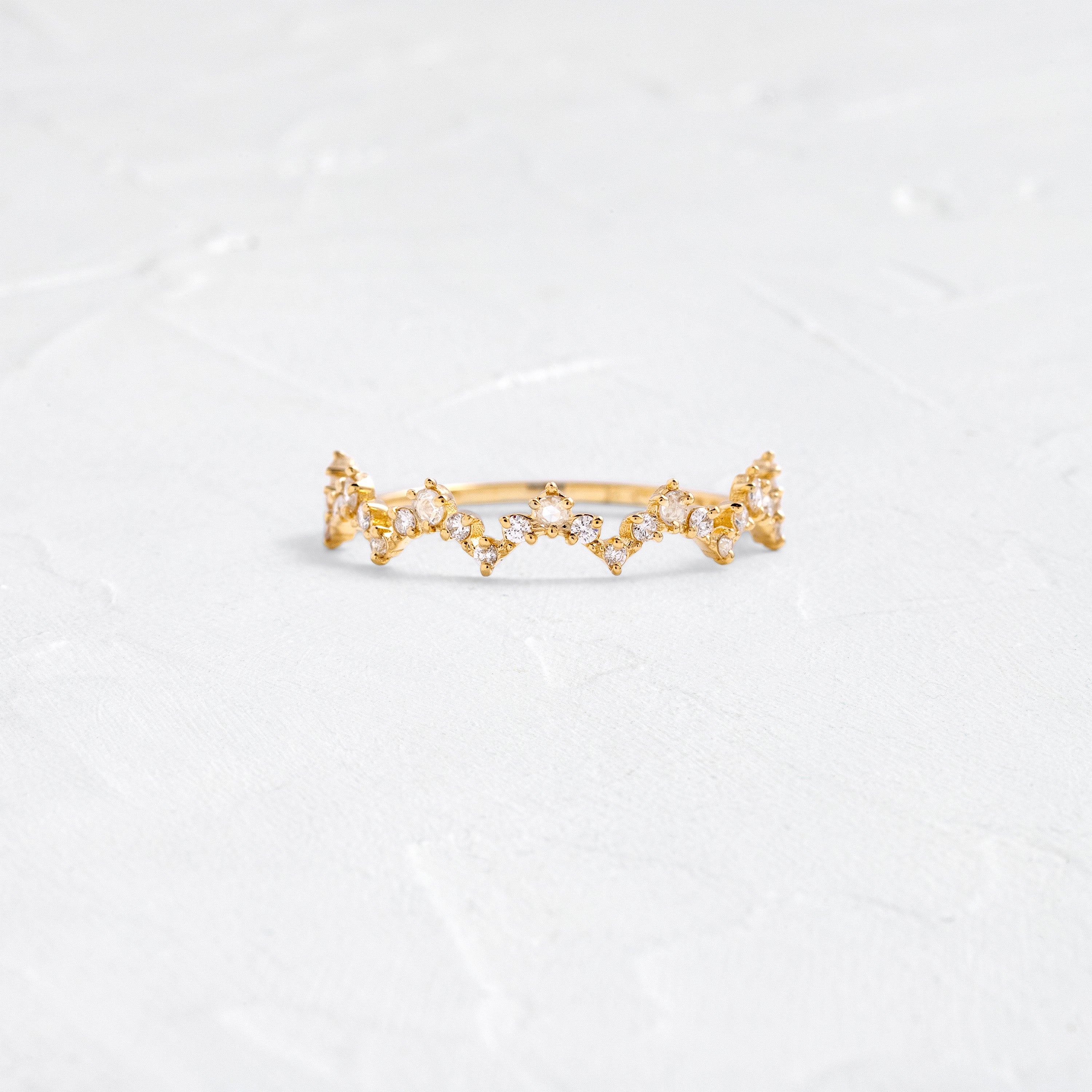 Lace Edge Ring - In Stock | Stackable Wedding Band by Melanie Casey
