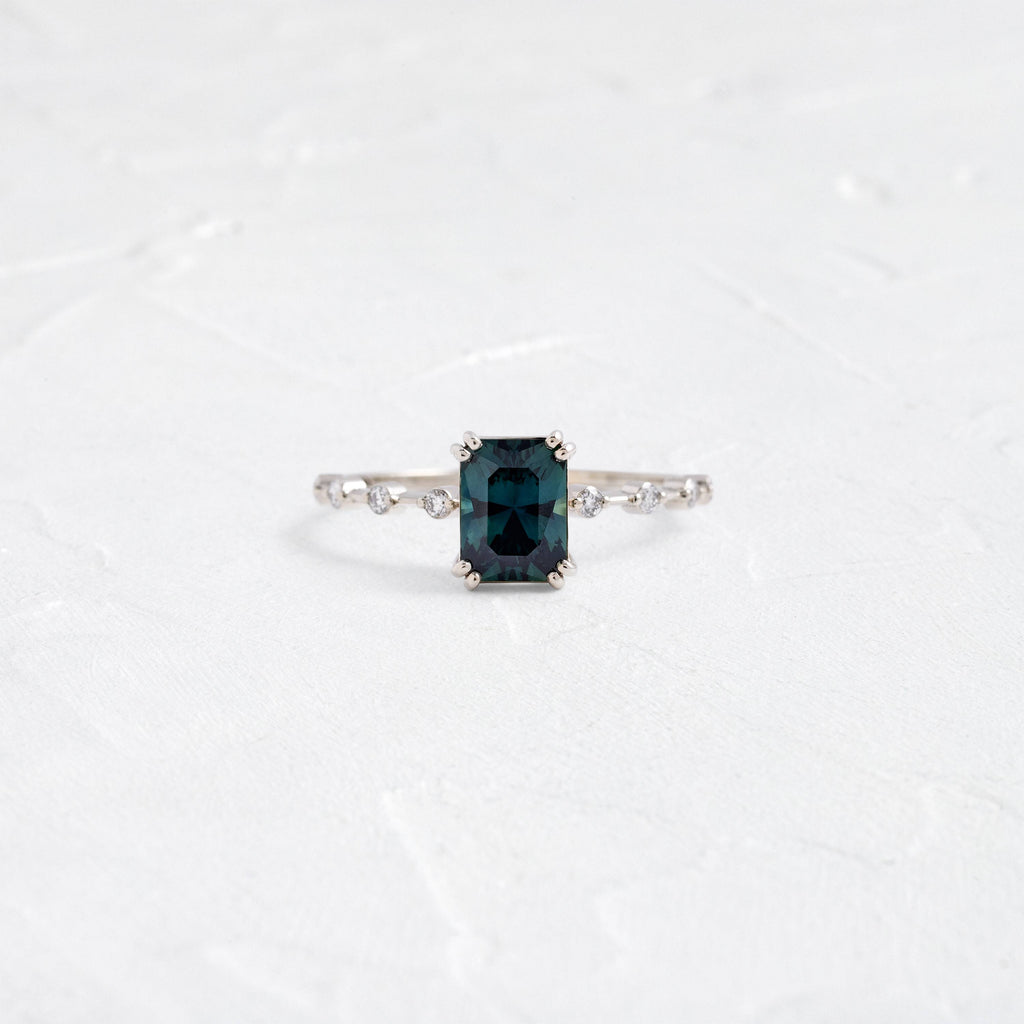 Saphir Bleu Naturel D'Australie - Taille 5.7 X 5.0 Mm - 0.77 Carat - Traité Au Béryllium