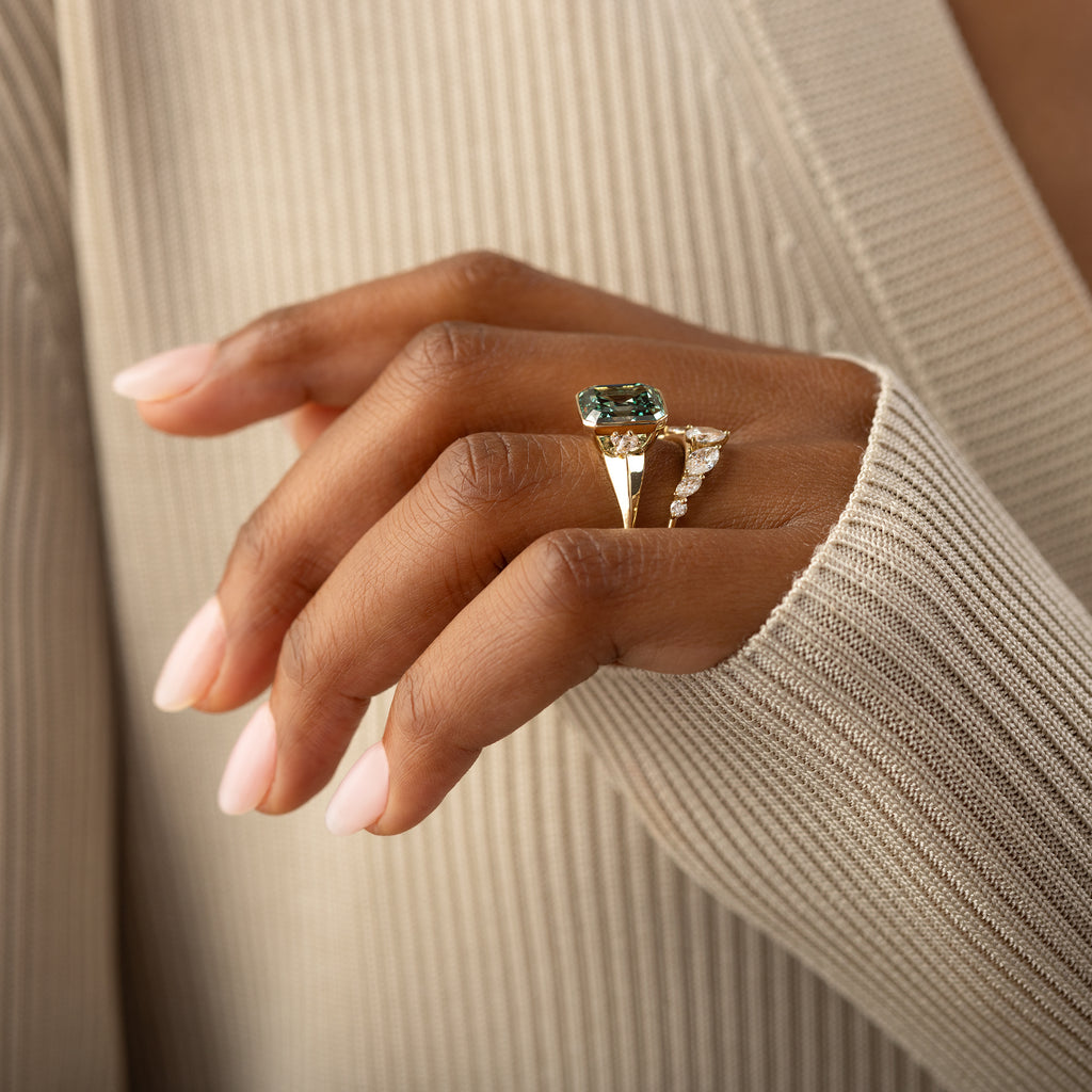 Elixir Ring, 5.08ct. Lab-Grown Green Diamond - OOS