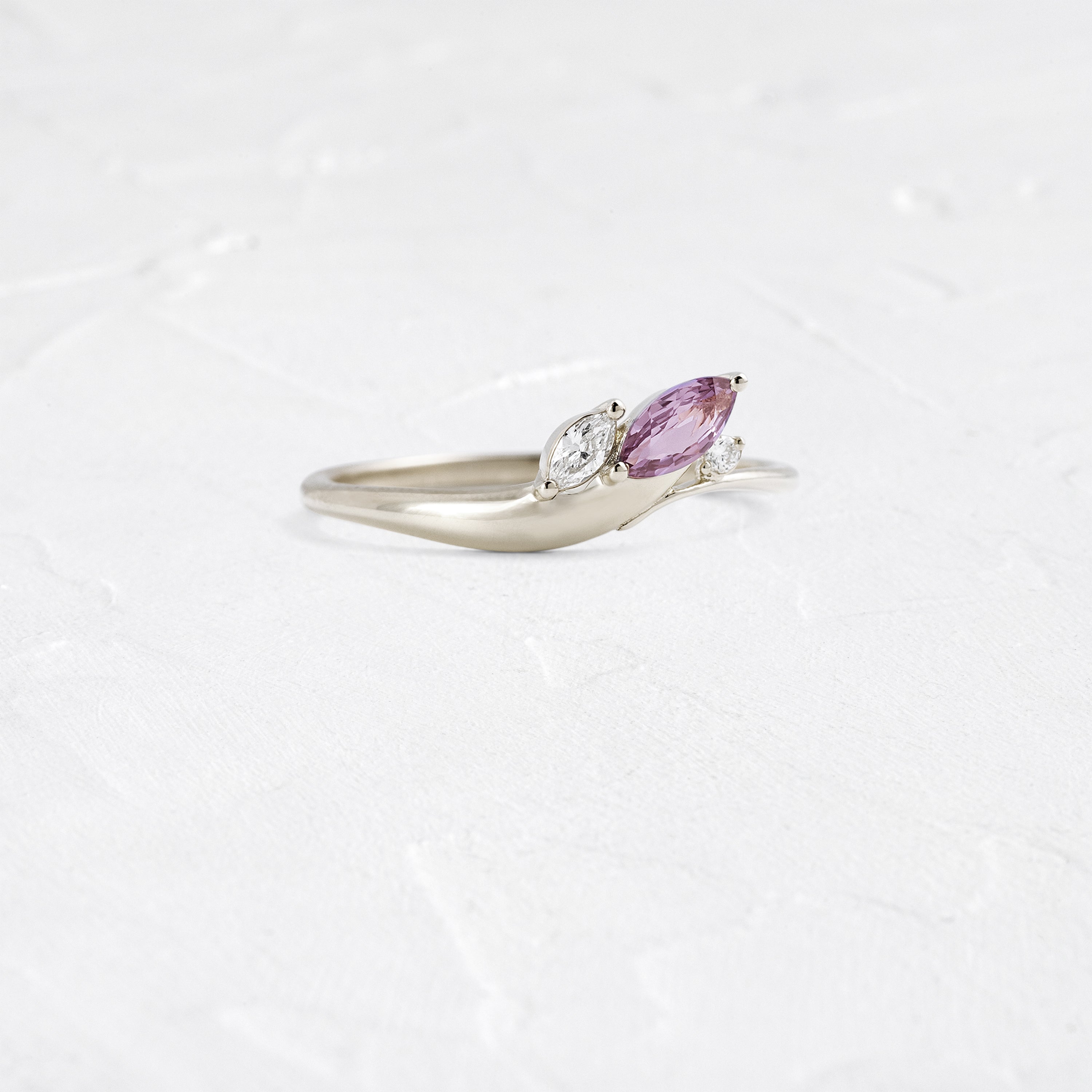 Grand Cresting Ring - Purple | Melanie Casey Jewelry
