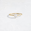 Whisper Ring, 0.35ct. Oval Cut (14k Yellow Gold)