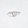 Topiary Ring, 0.7ct. Cushion Cut (14k White Gold)