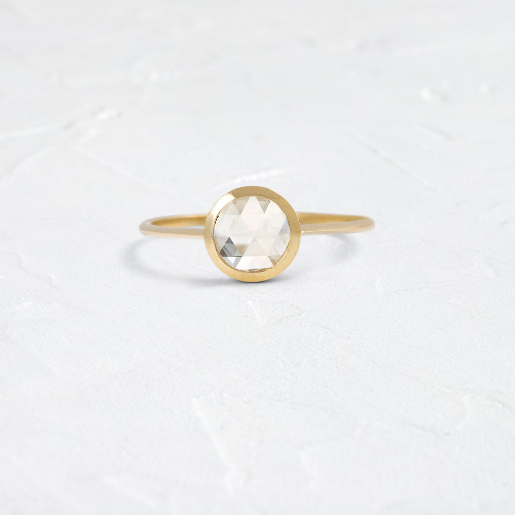 Edifice Ring, Rose Cut Handcrafted Engagement Ring Melanie Casey