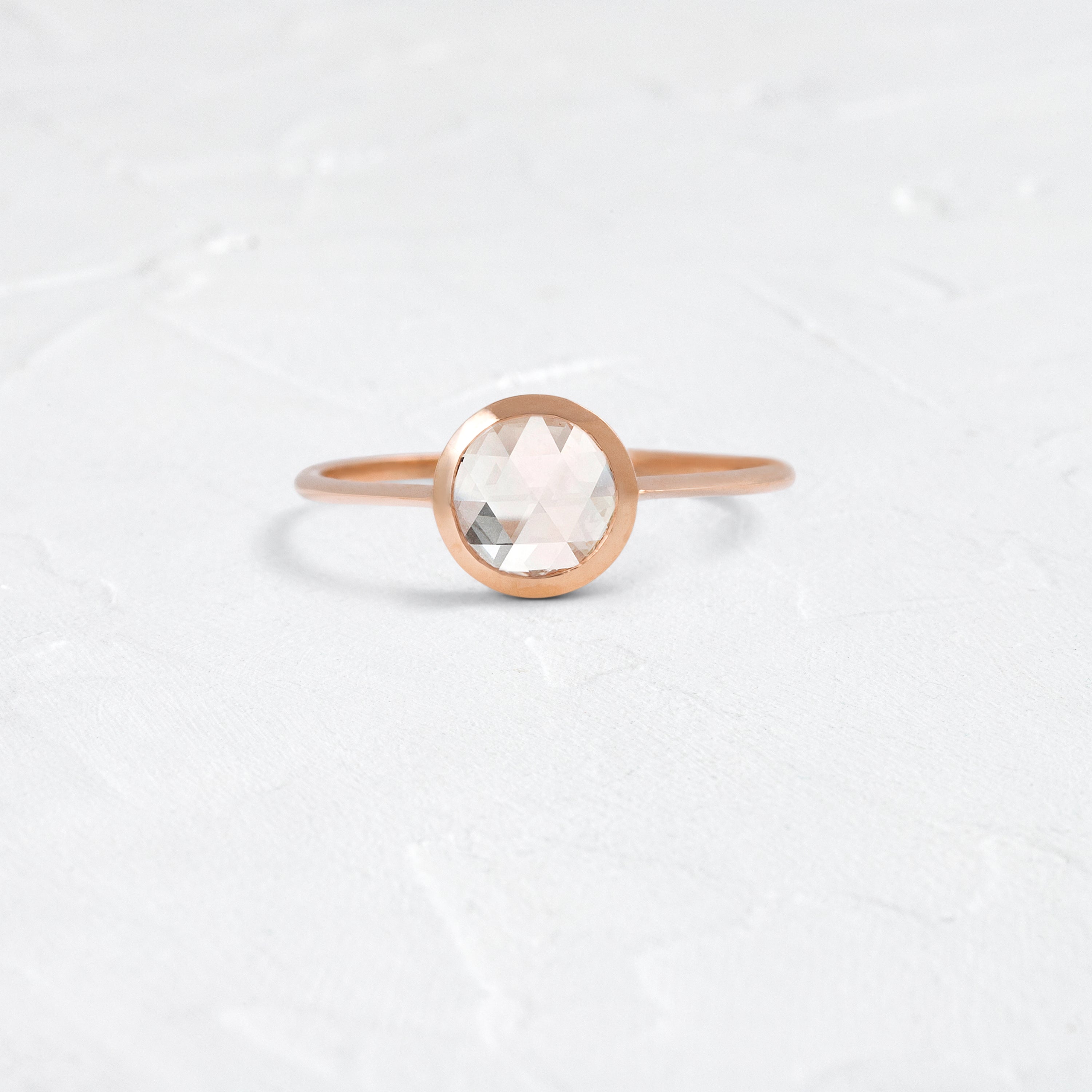 Edifice Ring, Rose Cut | Handcrafted Engagement Ring | Melanie Casey