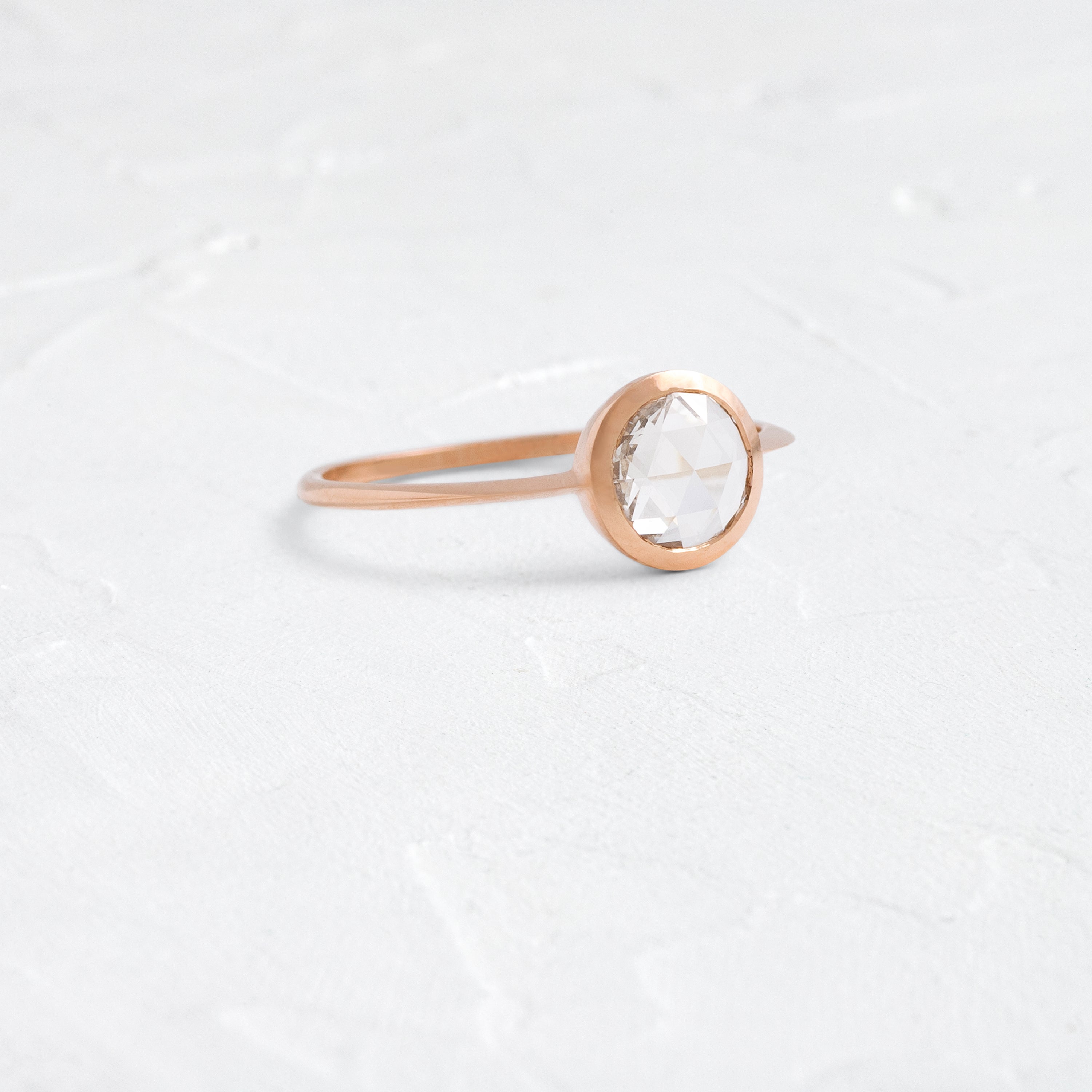 Edifice Ring, Rose Cut | Handcrafted Engagement Ring | Melanie Casey