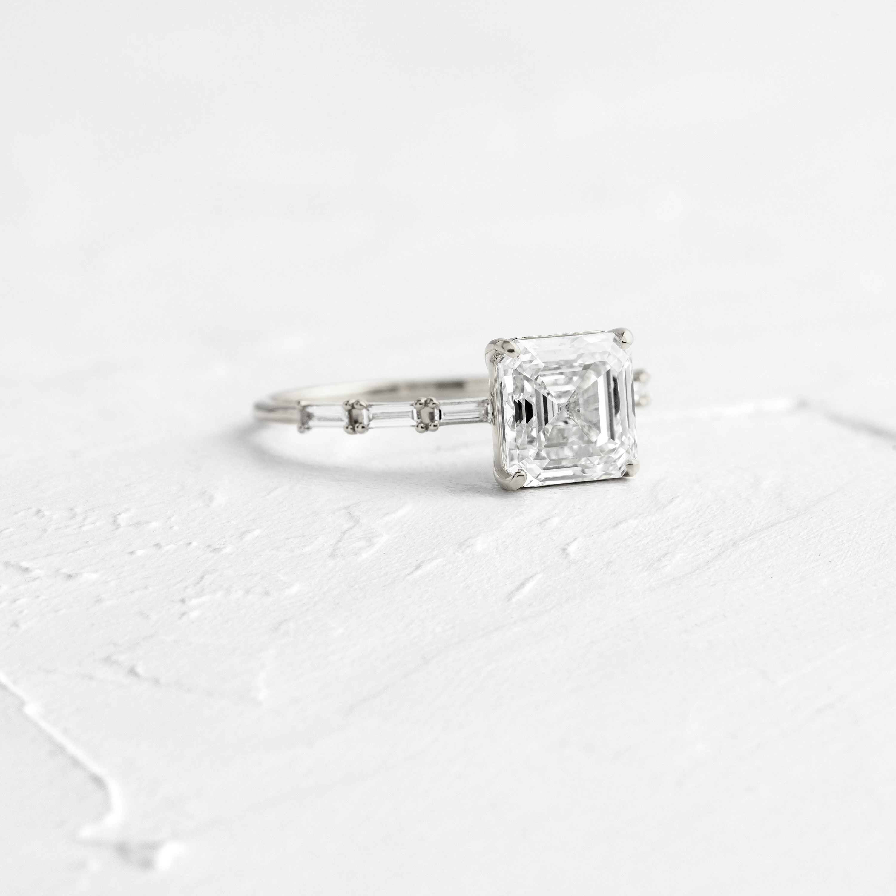 Fluency Ring, Asscher Cut - Melanie Casey