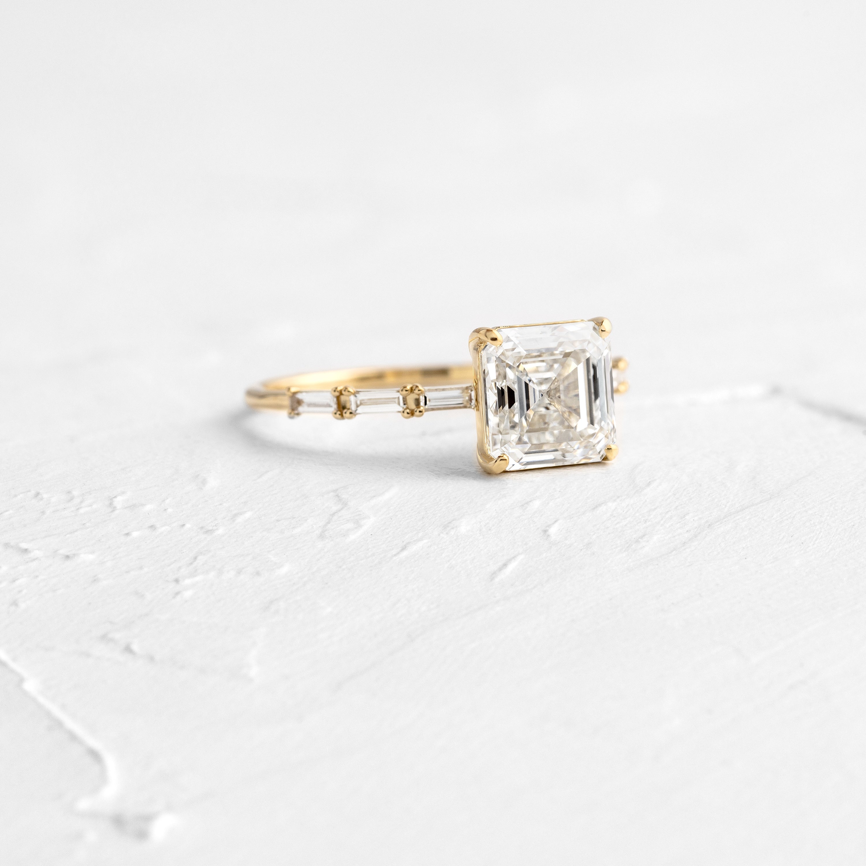 Fluency Ring, Asscher Cut - Melanie Casey