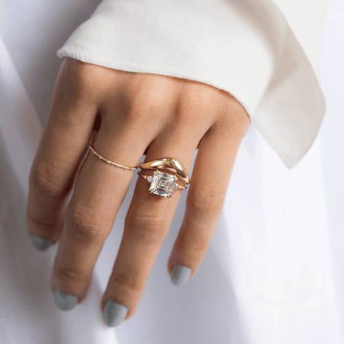 Pictorial Ring, Asscher Cut | Melanie Casey Fine Jewelry