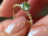 Zoom in on Edison Ring, 1.04ct. Lab-Grown Green Diamond (14k Yellow Gold)