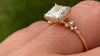 Zoom in on Snowdrift Ring, Princess Cut (14k Yellow Gold)
