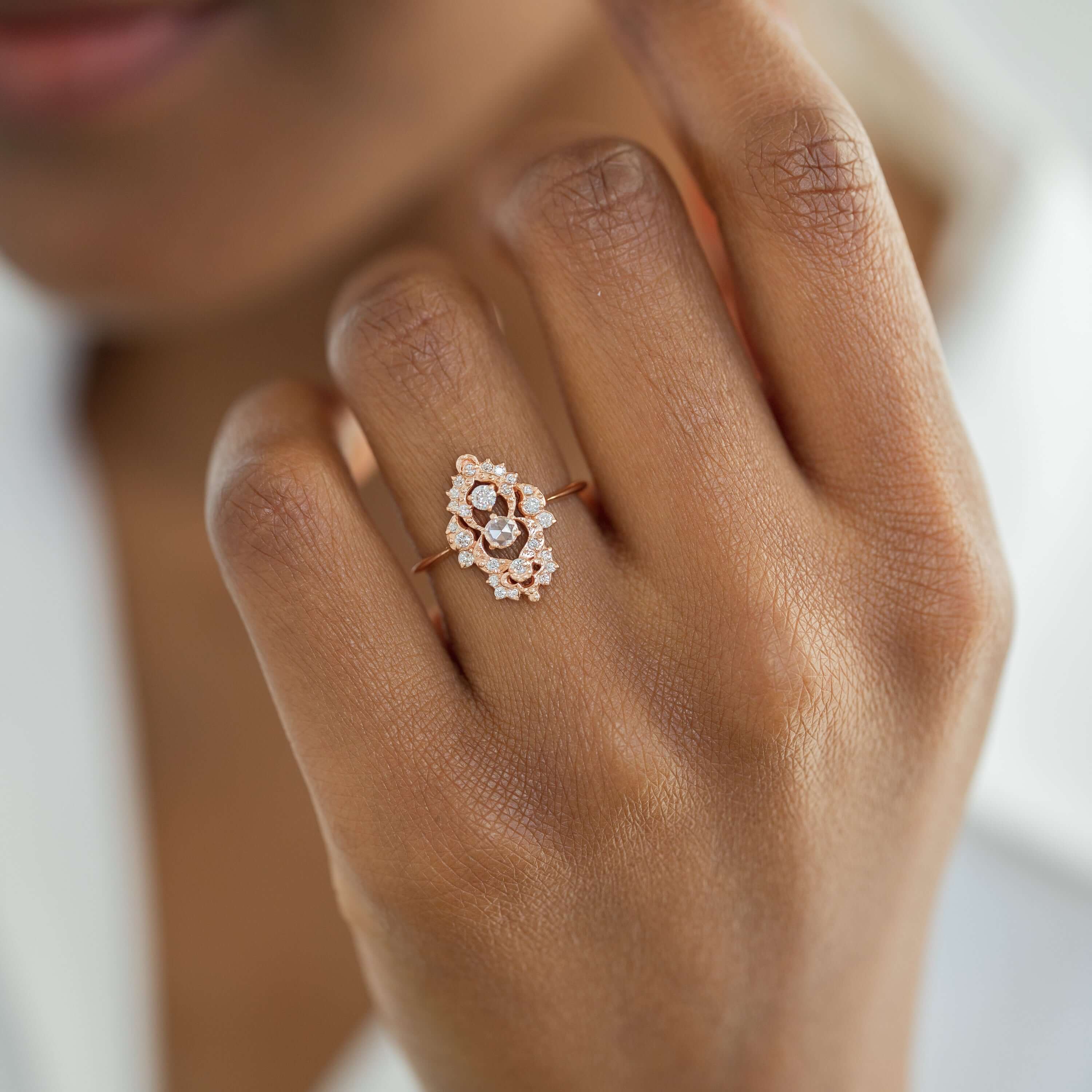 Drawing Room Ring | Unique Cluster Ring by Melanie Casey Fine Jewelry