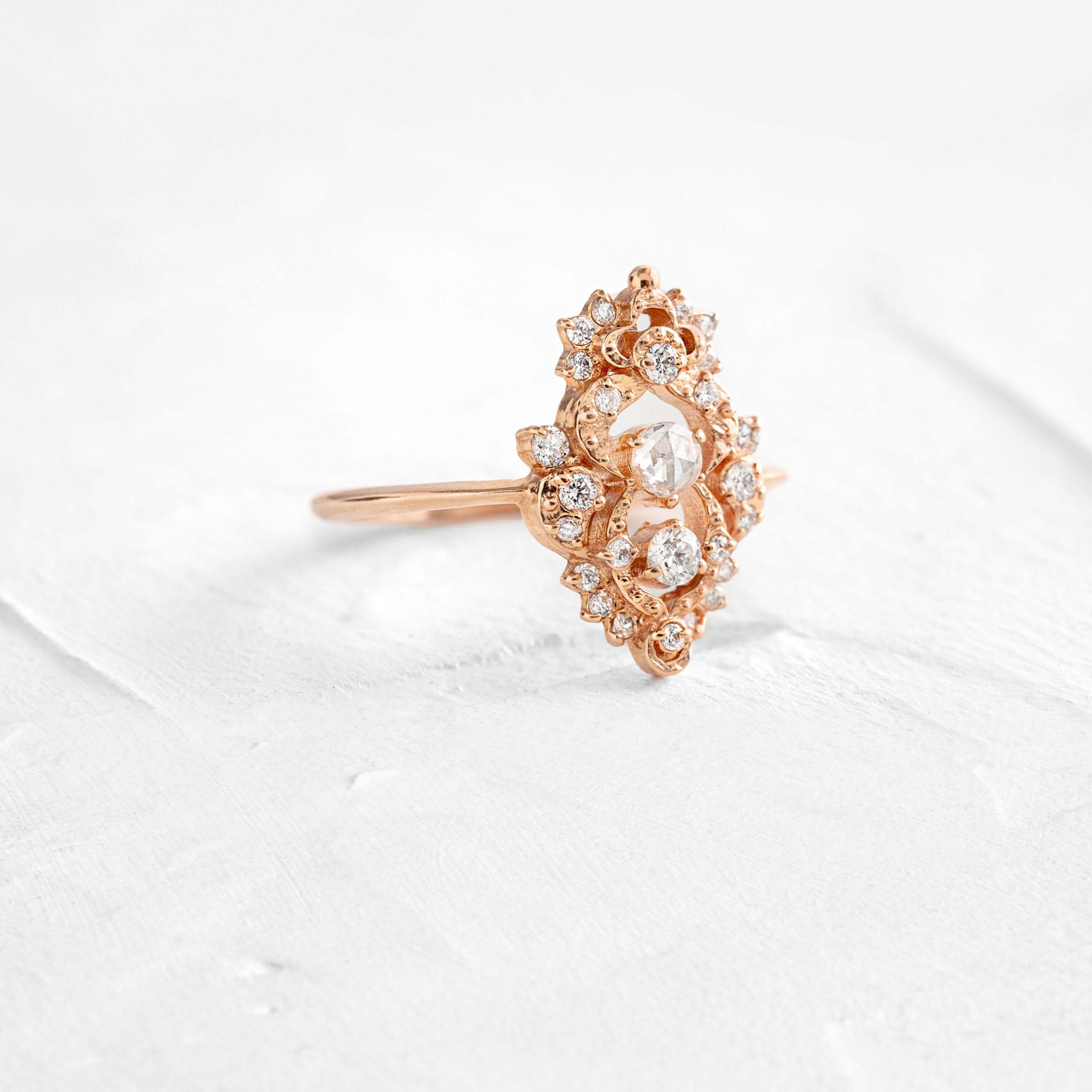 Drawing Room Ring | Unique Cluster Ring by Melanie Casey Fine Jewelry