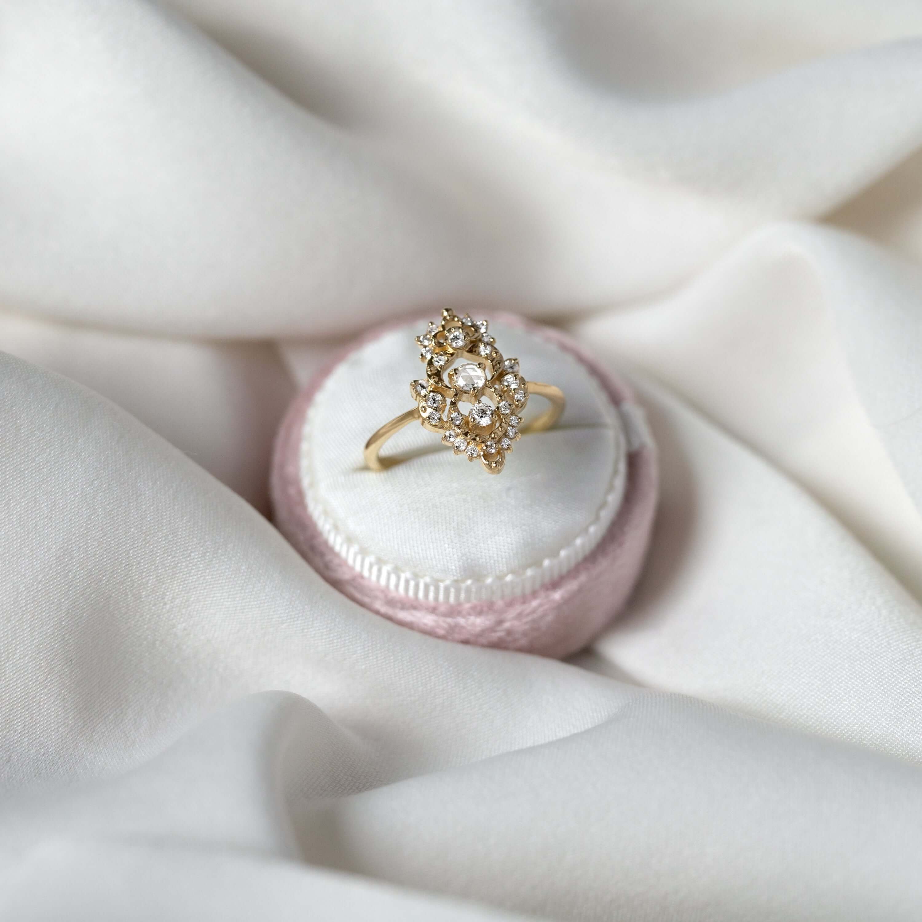 Drawing Room Ring | Unique Cluster Ring by Melanie Casey Fine Jewelry