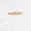 Morse Code Rings: Initials (14k Yellow Gold, A)