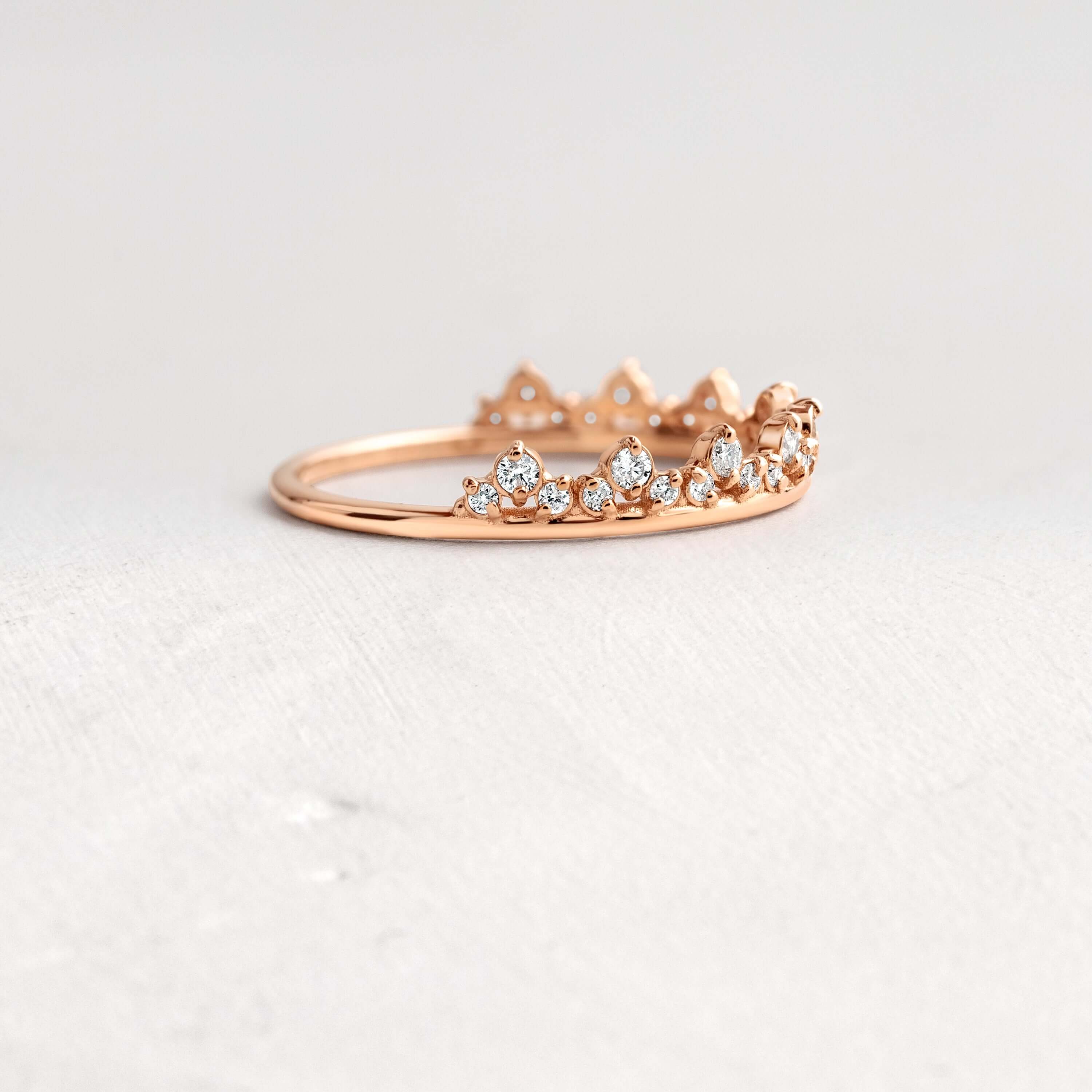 Band Handcrafted Solitaire Engagement Ring Melanie Casey