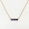 Bookend Necklace (14k Yellow Gold)