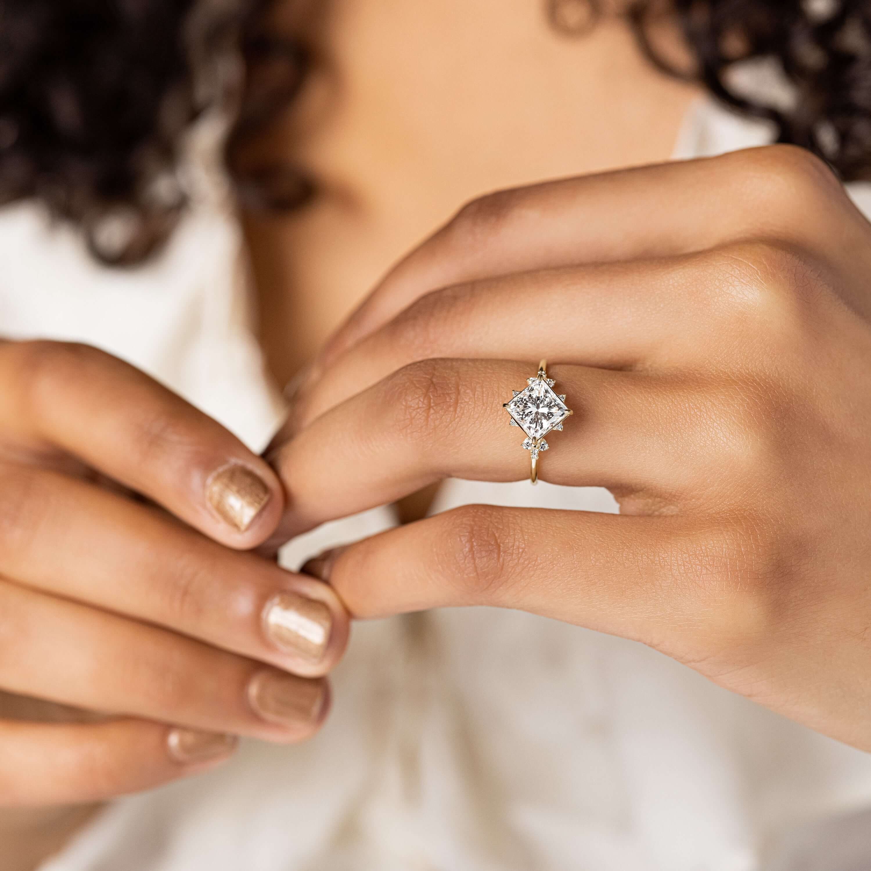 Stargaze Ring | Princess Cut Engagement Ring – Melanie Casey