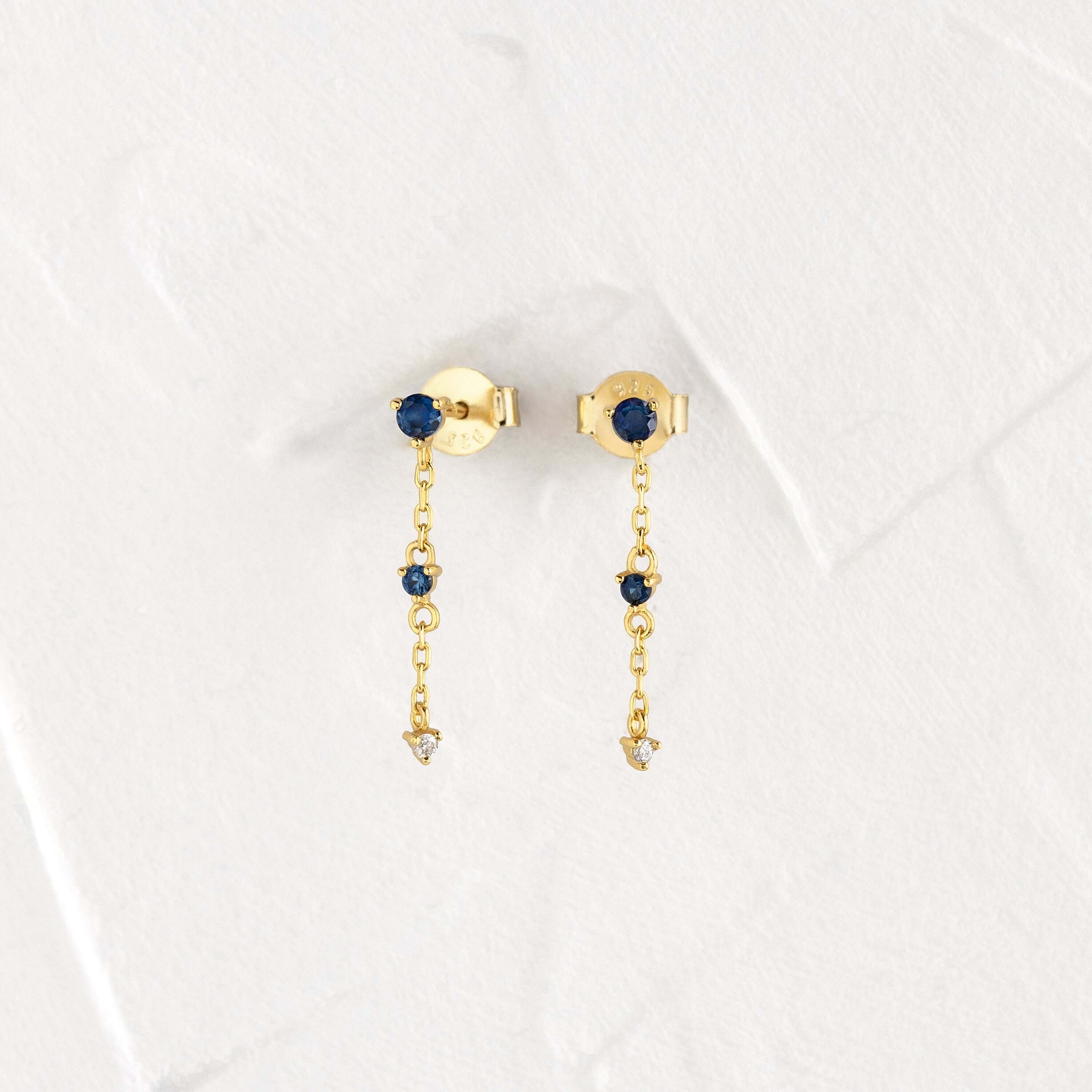 Inline Threader | Earrings from Melanie Casey 14K Yellow Gold