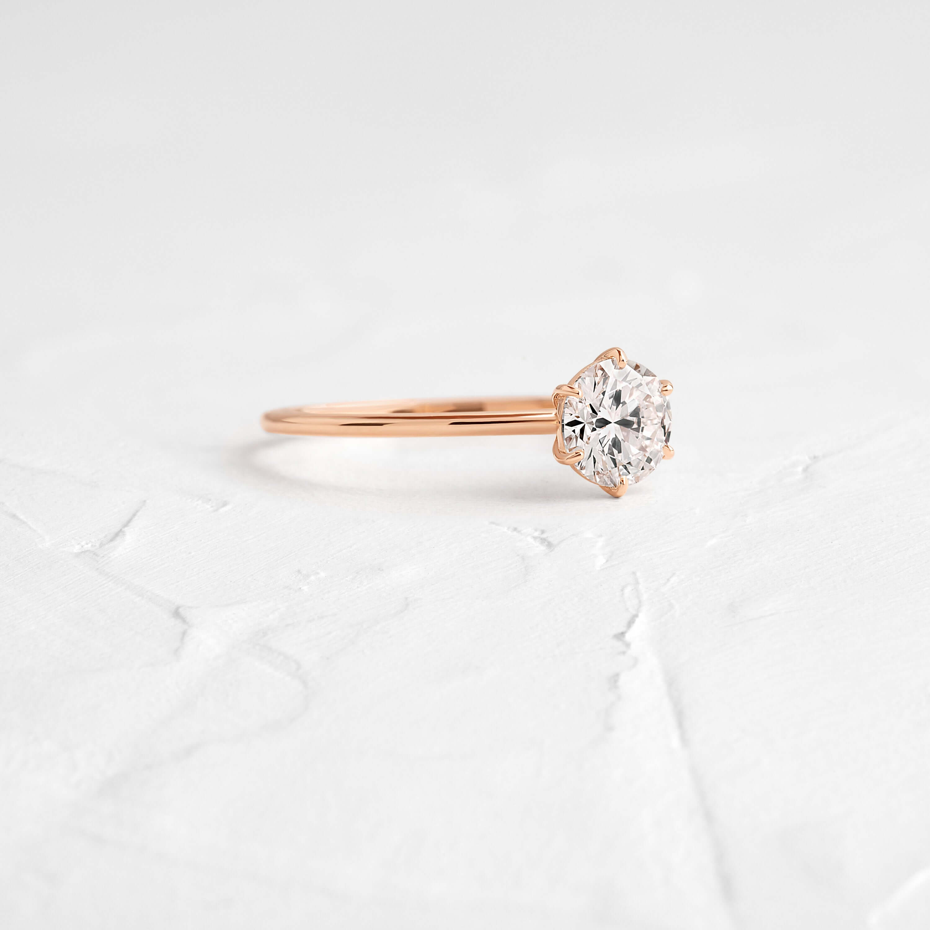 Whisper Ring, Round Cut - Melanie Casey