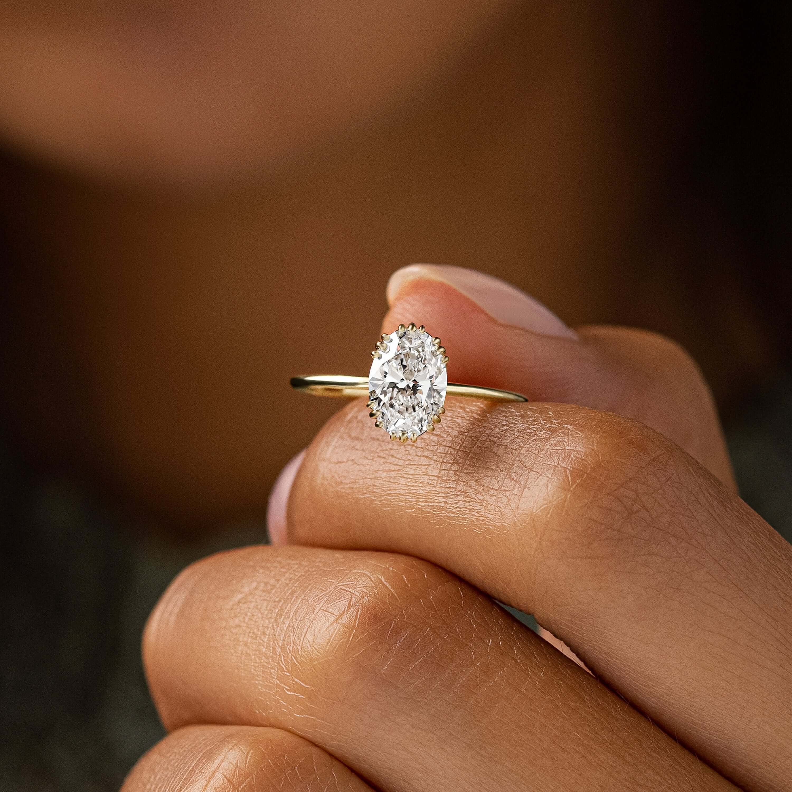 Threaded Ring, Oval Cut | Melanie Casey Fine Jewelry