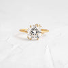 To A Flame Ring, Round Cut (14k Yellow Gold)