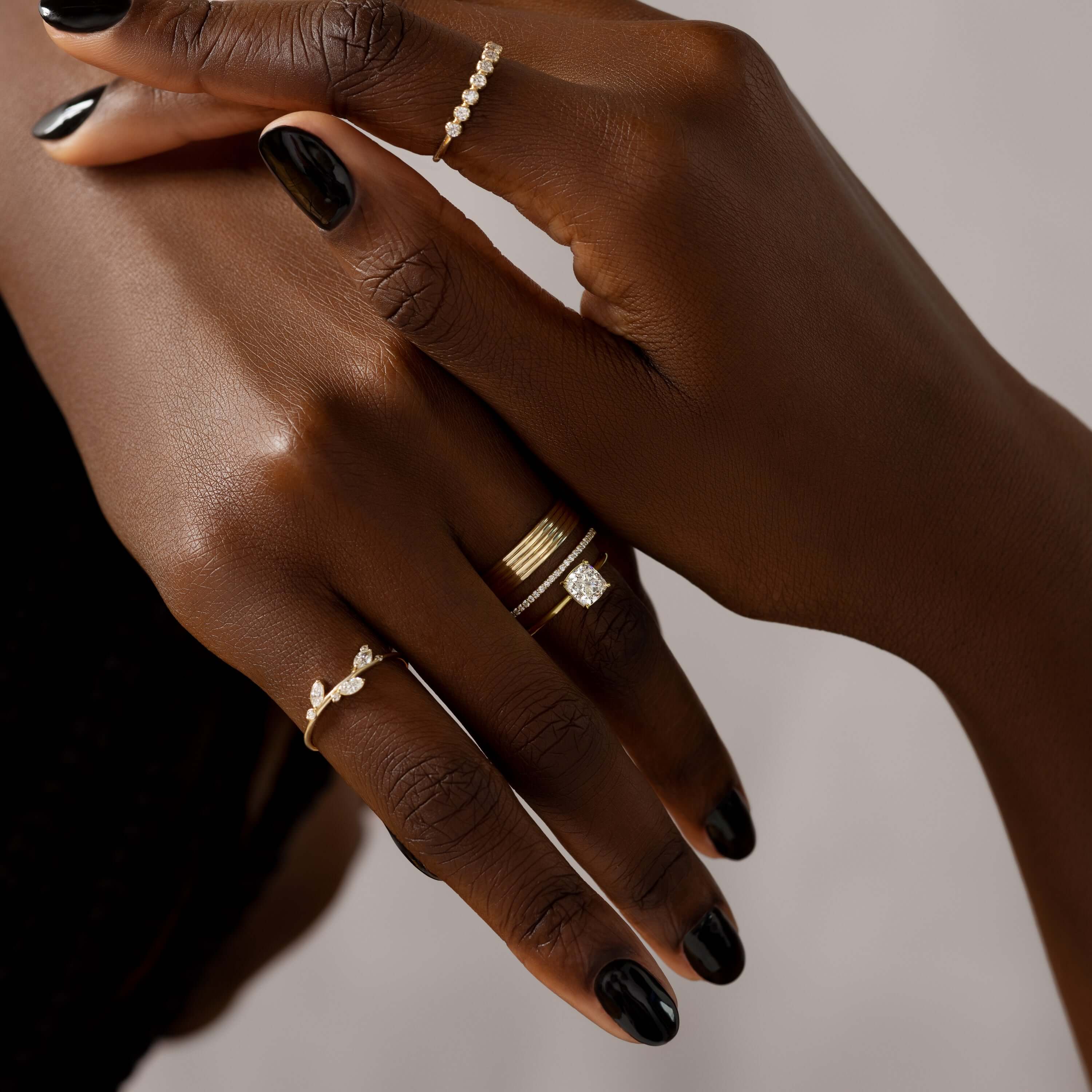 Whisper Ring, Cushion Cut - Melanie Casey