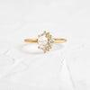 White Sapphire Astra Ring (14k Yellow Gold)