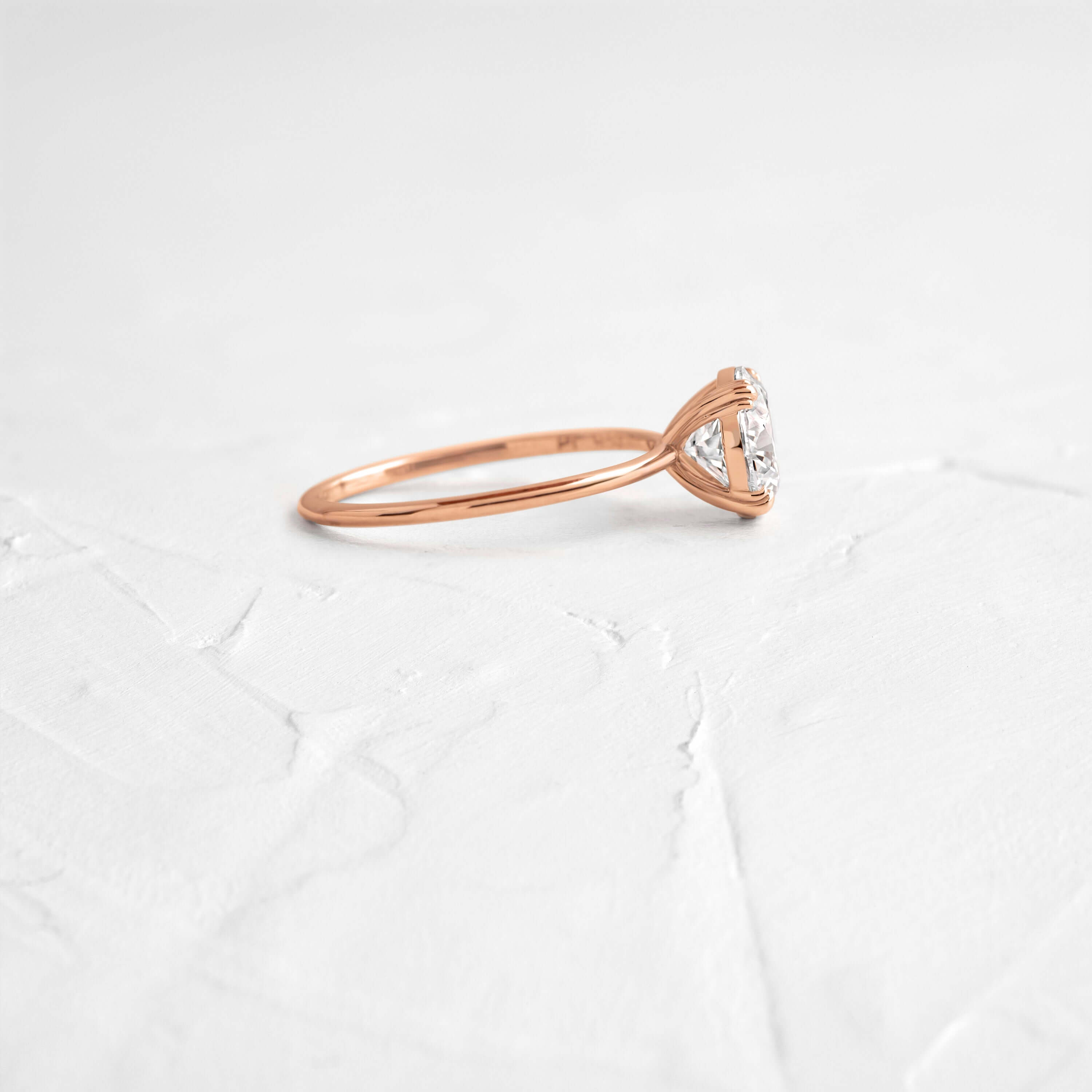 Threaded Ring, Round Cut | Melanie Casey Fine Jewelry