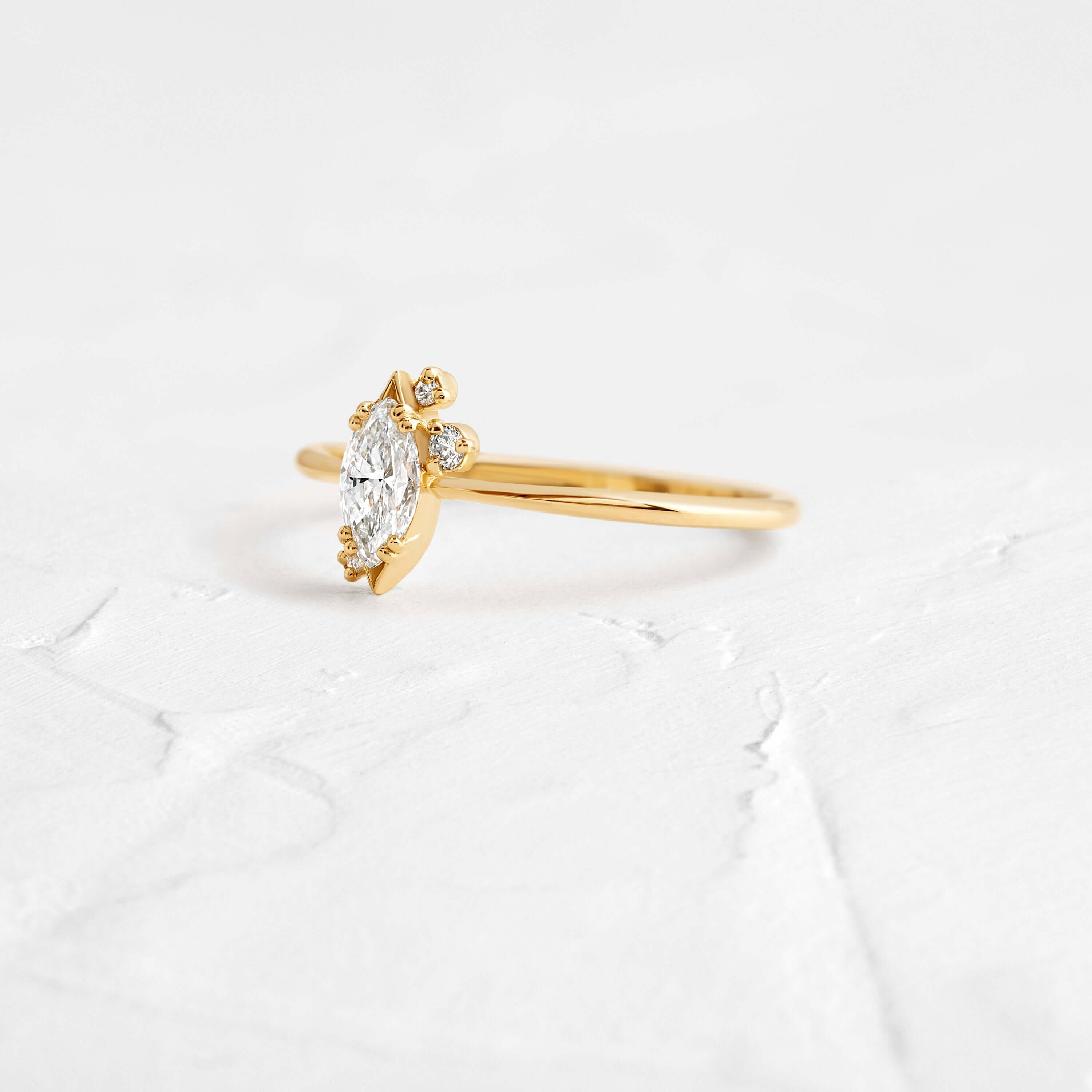 Diamond Ember Ring | Gold Engagement Ring | Melanie Casey Fine Jewelry