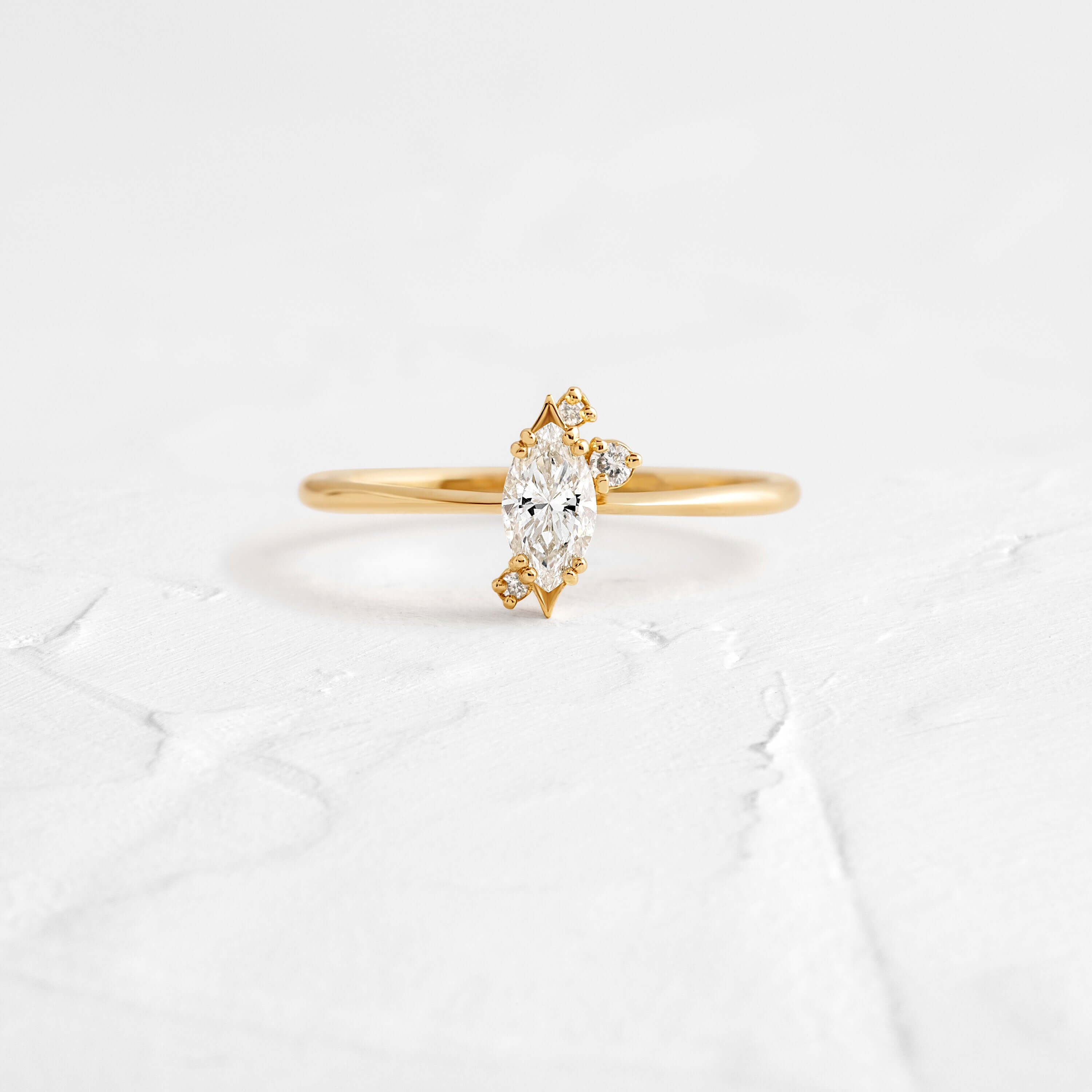 Embery Riddle Ring Diamond Ember Ring | Gold Engagement Ring | Melanie Casey Fine Jewelry