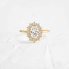 Helio Ring, Oval Cut (14k Yellow Gold)