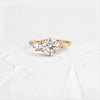 Flapper Ring, Round Cut (14k Yellow Gold)