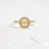 Emblem Signet Ring - OOS (14k Yellow Gold)
