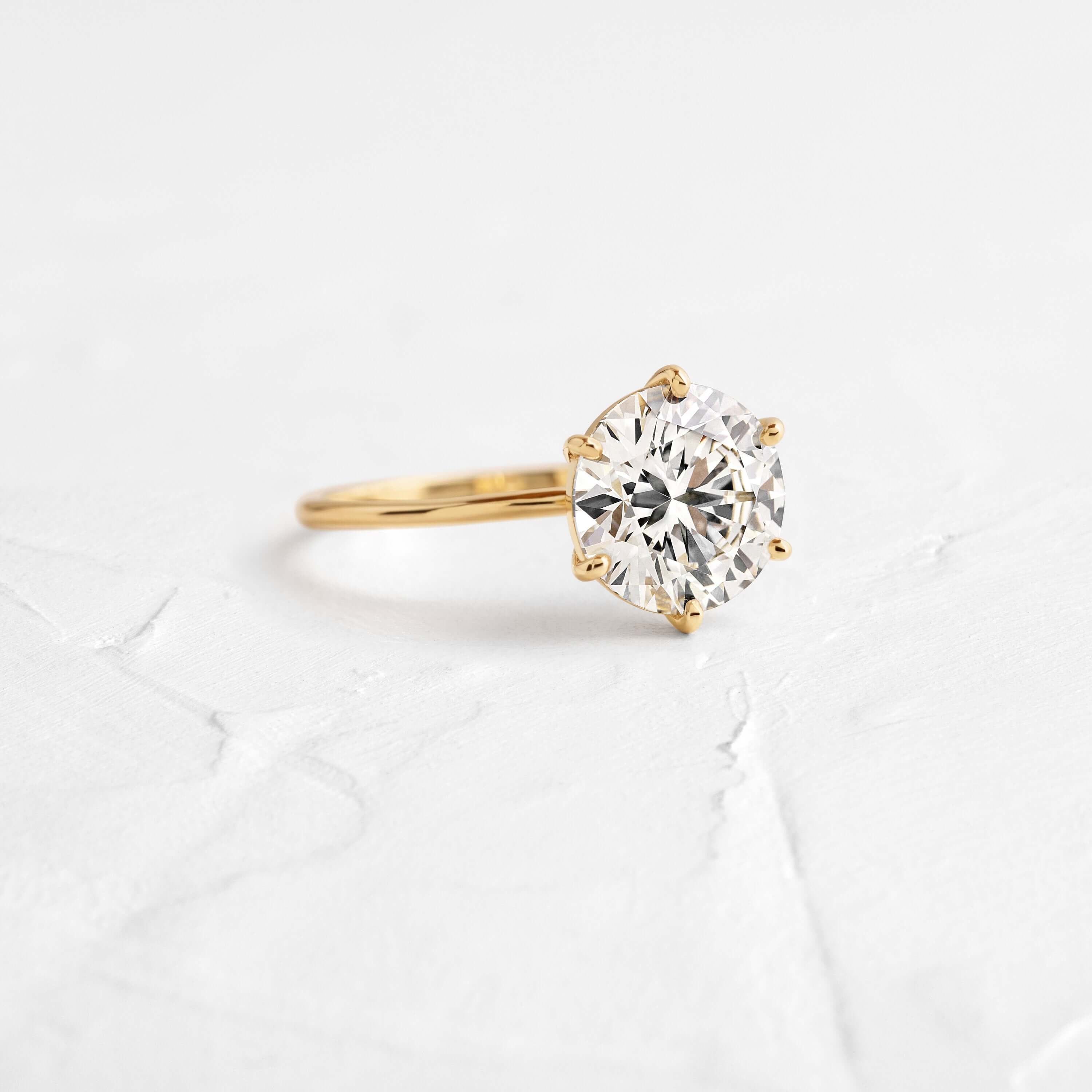 Whisper Ring, Round Cut - Melanie Casey