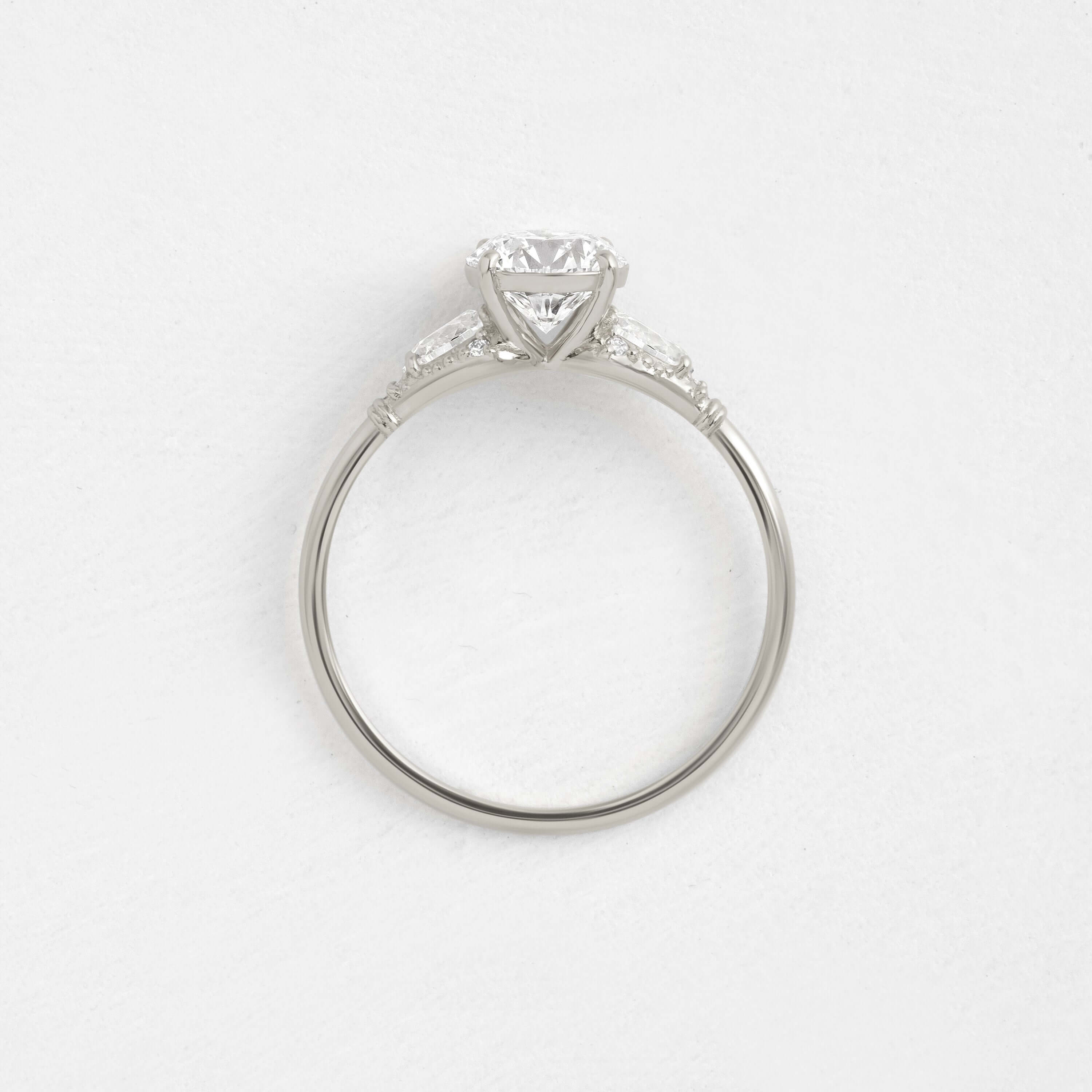 Sunlit Ring, Round Cut | Melanie Casey