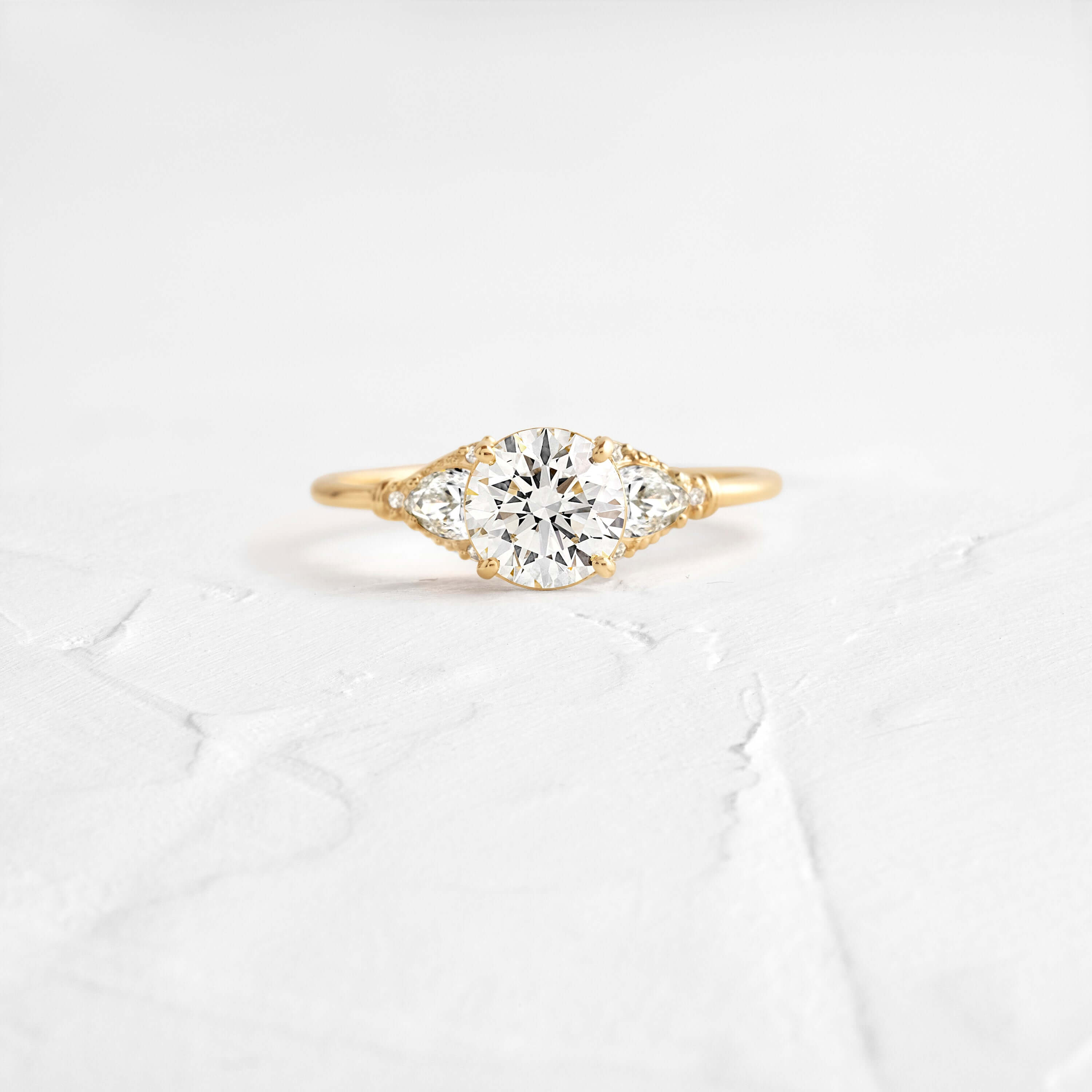 Sunlit Ring, Round Cut | Melanie Casey