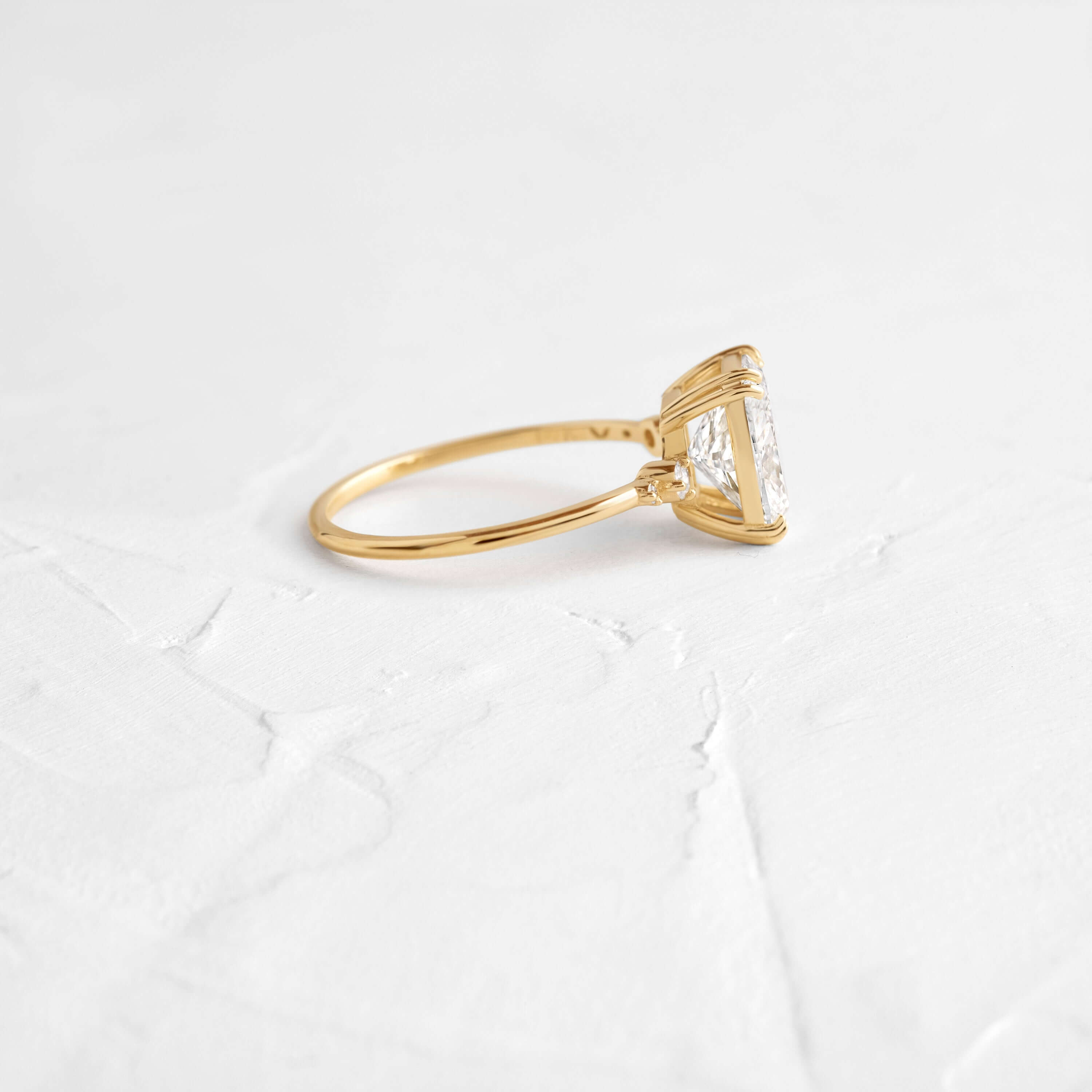 Pictorial Ring, Cushion Cut Melanie Casey Fine Jewelry Engagement Ring