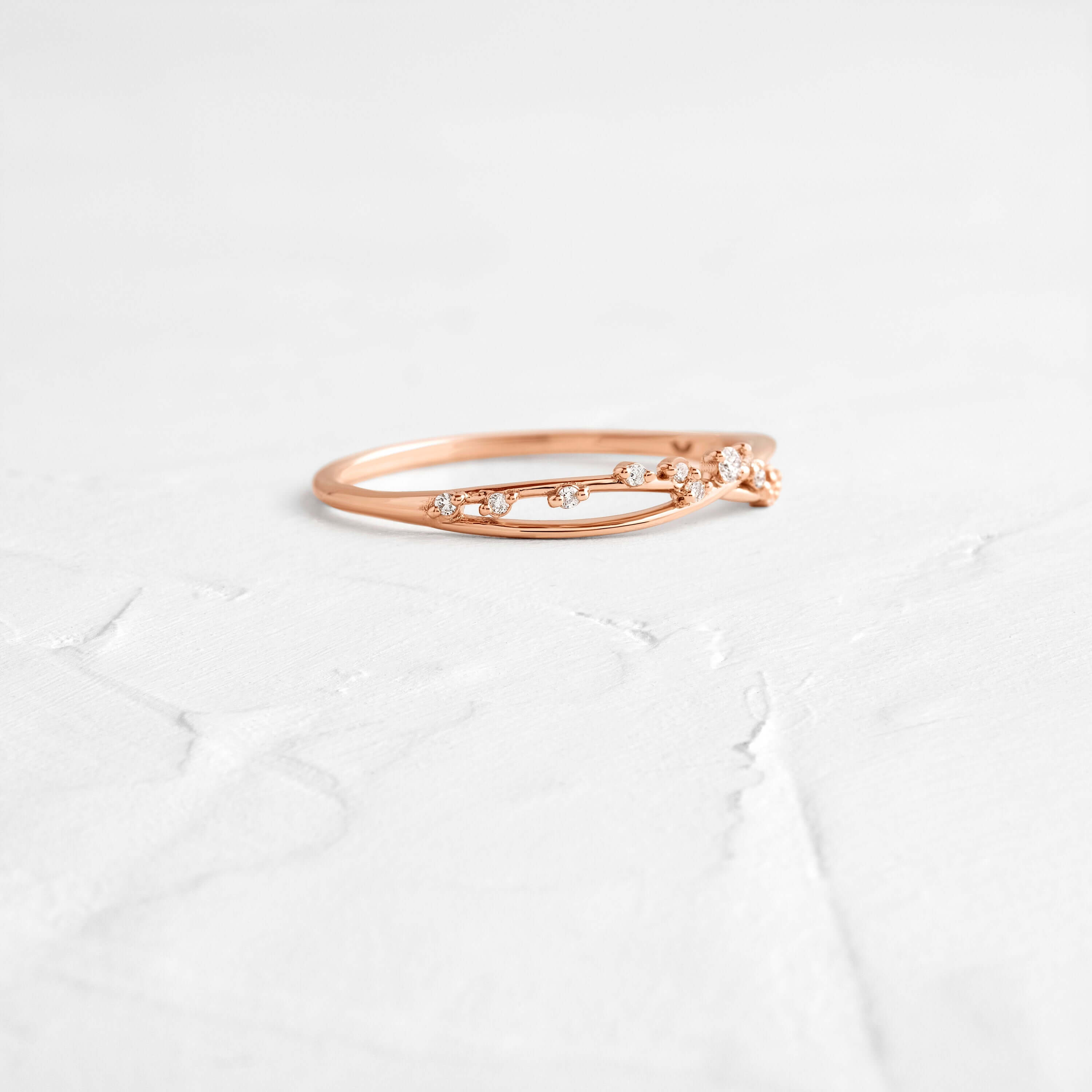 Infinity Ring - A Beautiful Diamond Infinity Band by Melanie Casey, image size:3000x3000