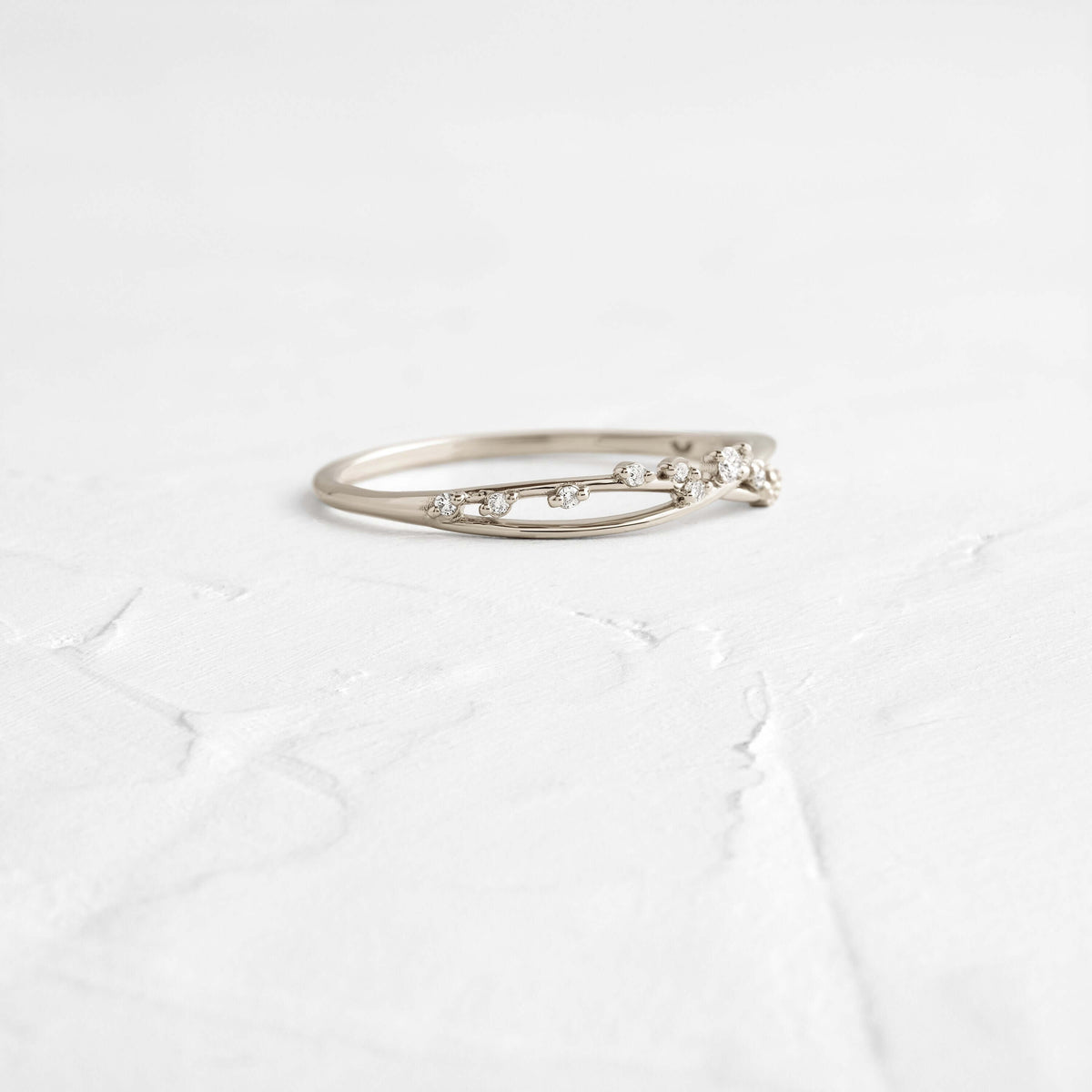 Infinity Ring - A Beautiful Diamond Infinity Band by Melanie Casey